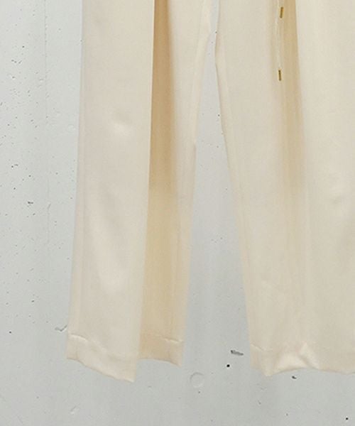 60%OFF【CULLNI(クルニ)】Wool Gaberdine 1Tuck Wide Pant ワイド