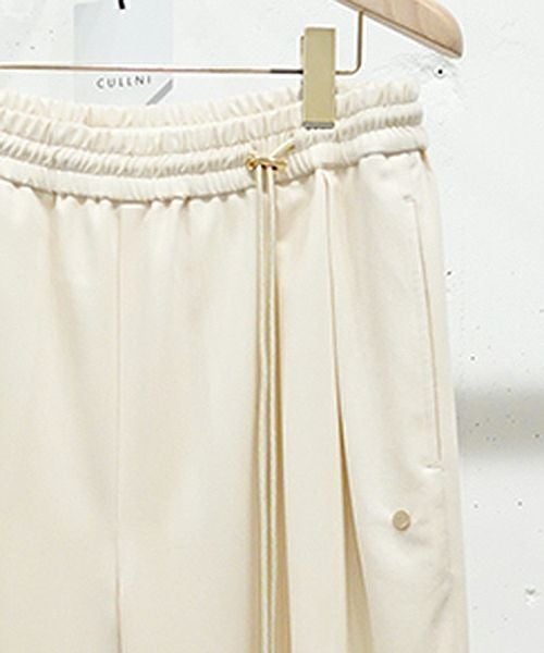 50%OFF【CULLNI(クルニ)】Wool Gaberdine 1Tuck Wide Pant ワイド