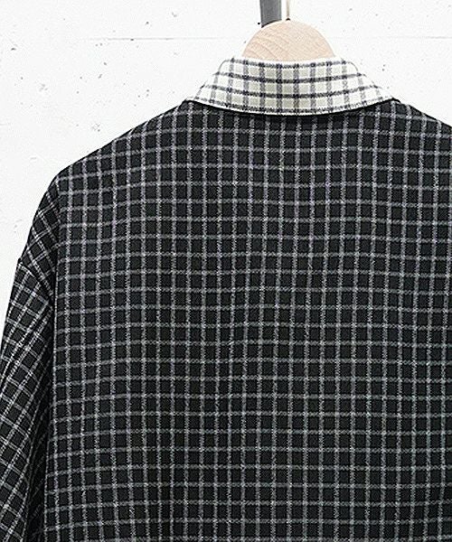 30%OFF【CULLNI(クルニ)】Check Asymmetrical Stripe Long Sleeve