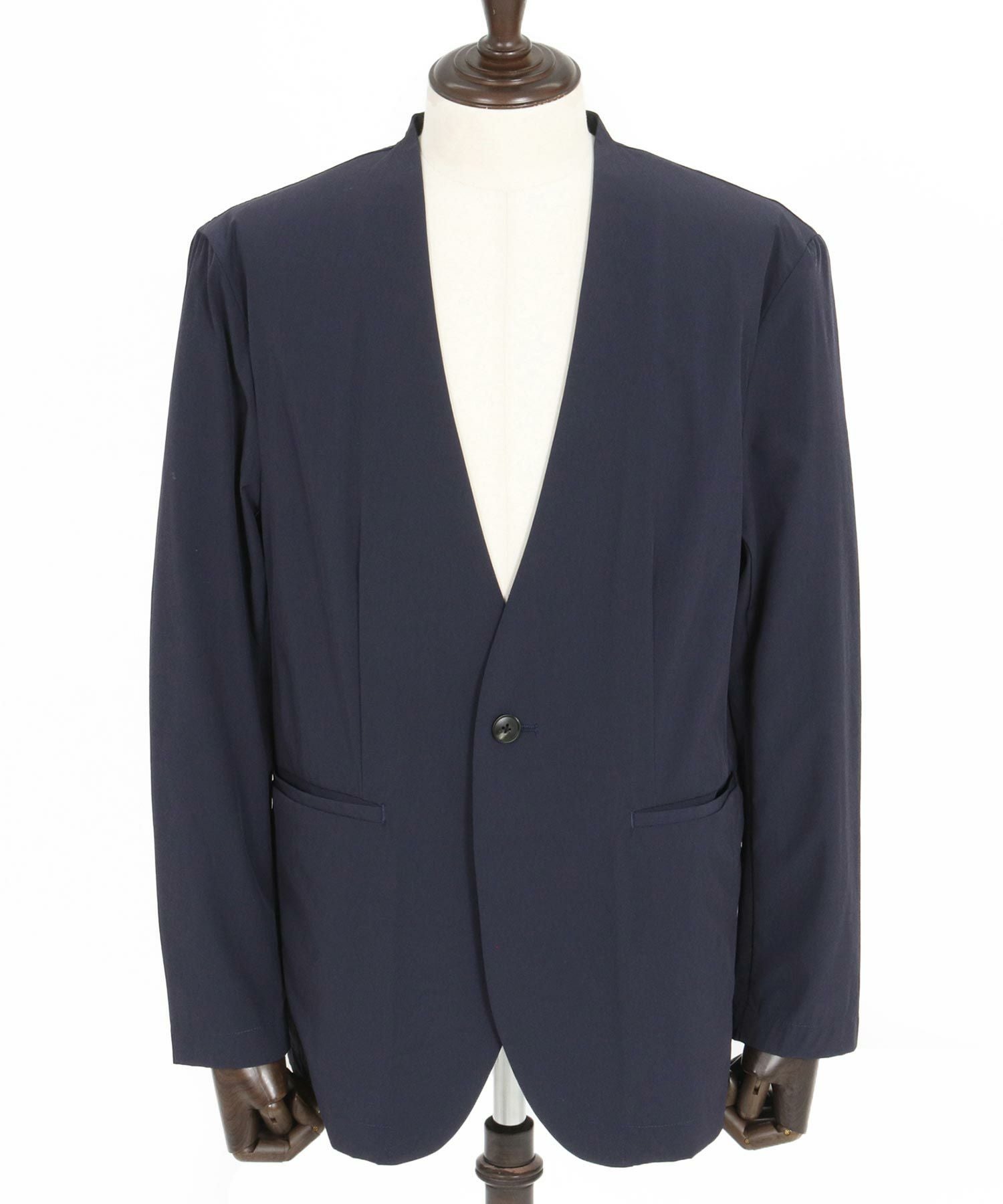 30%OFF【wjk reluxe】cool stretch collarless jacket ノーカラー