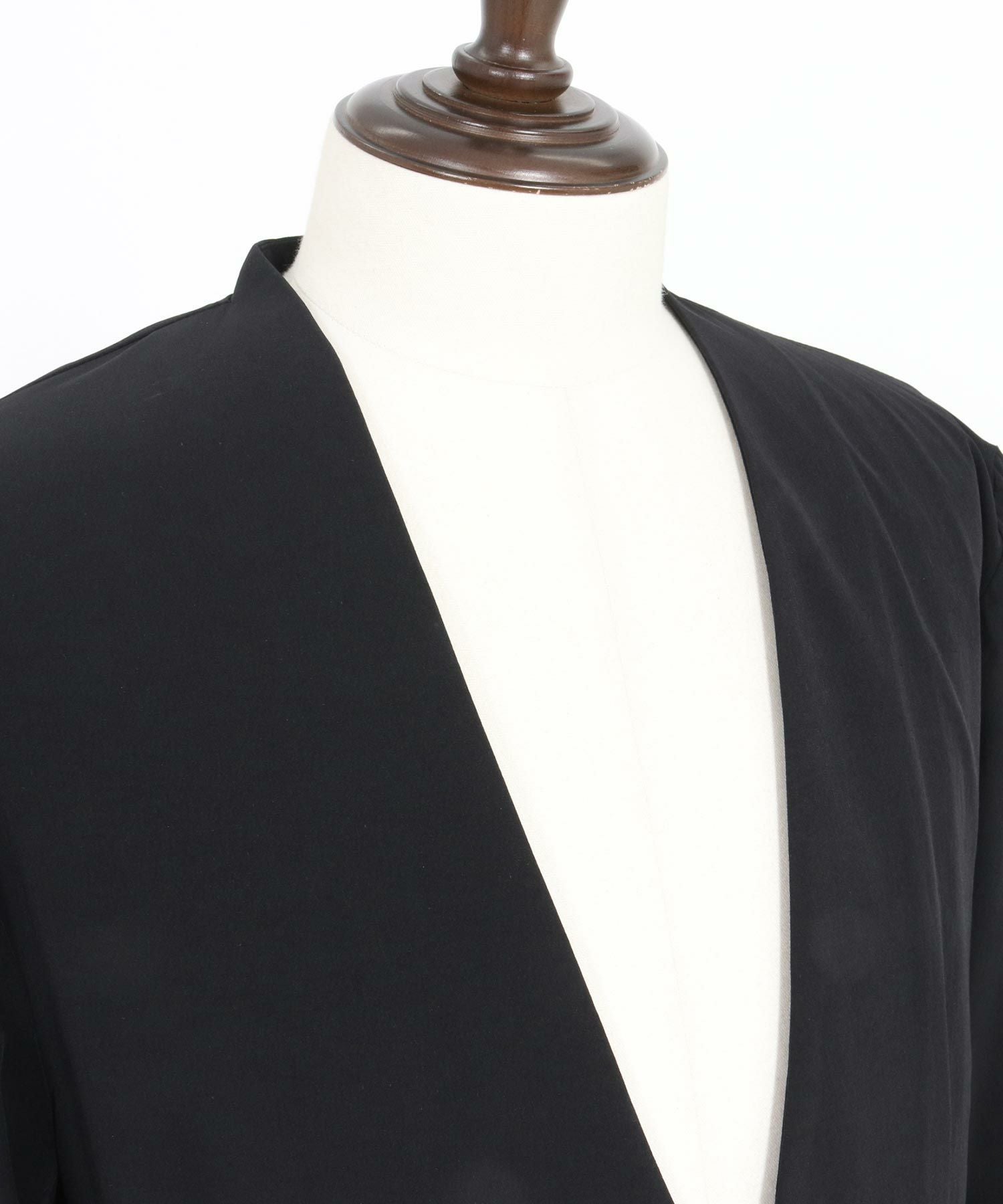 30%OFF【wjk reluxe】cool stretch collarless jacket ノーカラー