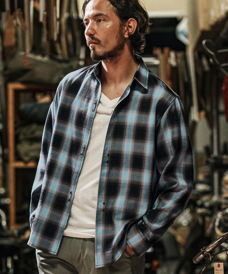 30%OFF【wjk reluxe】check hook shirts チェックシャツ(WR25S-11