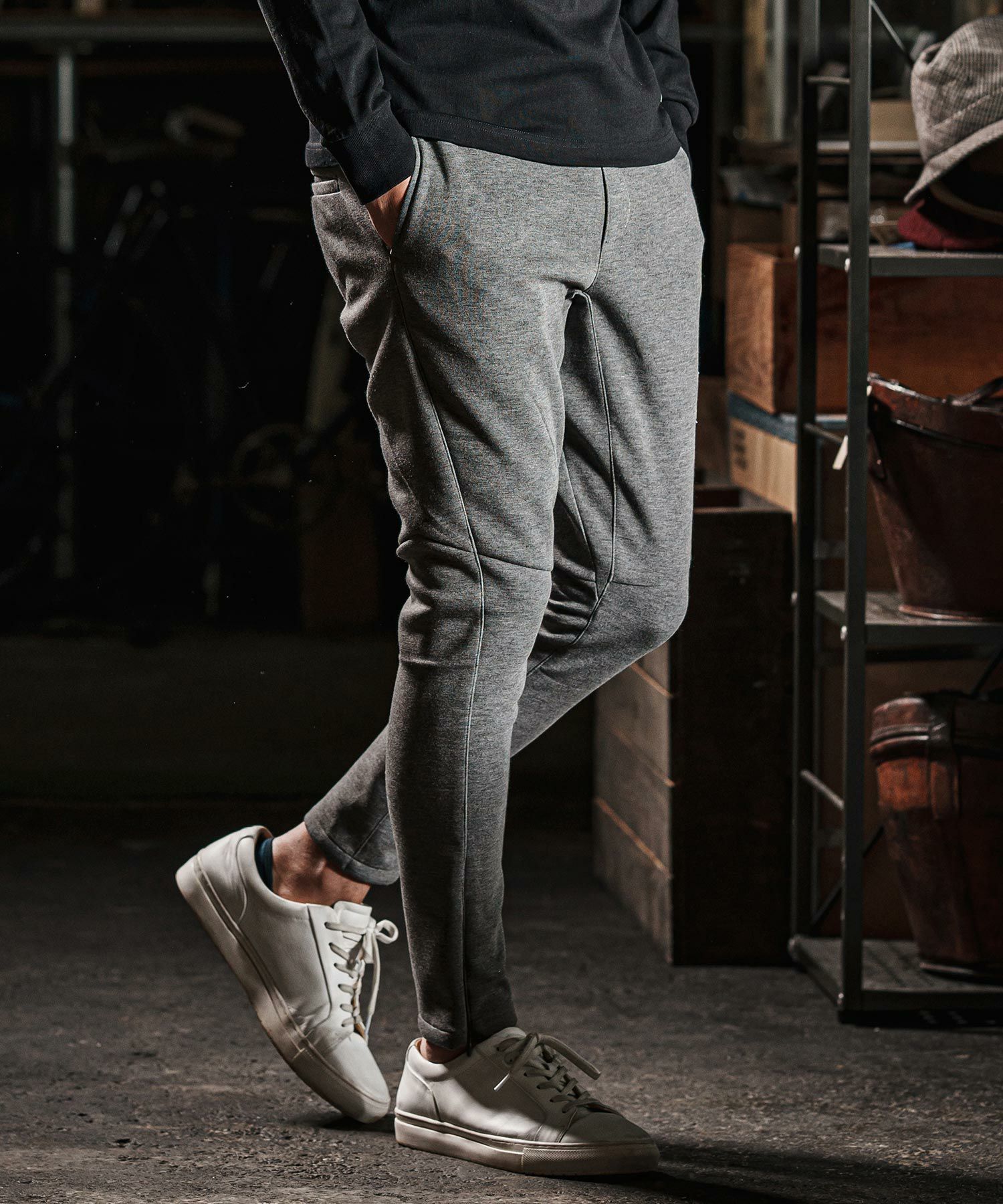 50%OFF【wjk reluxe】cardboard knit skinny pants スキニーパンツ