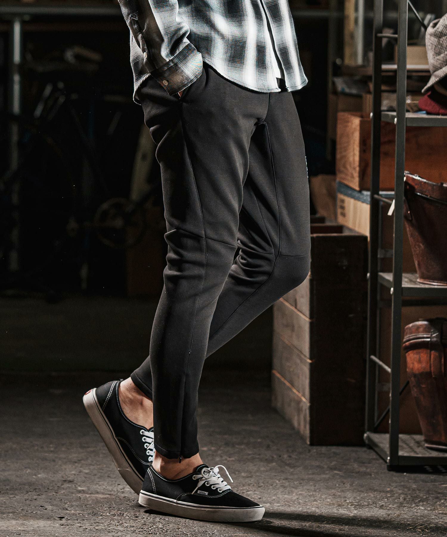 50%OFF【wjk reluxe】cardboard knit skinny pants スキニーパンツ