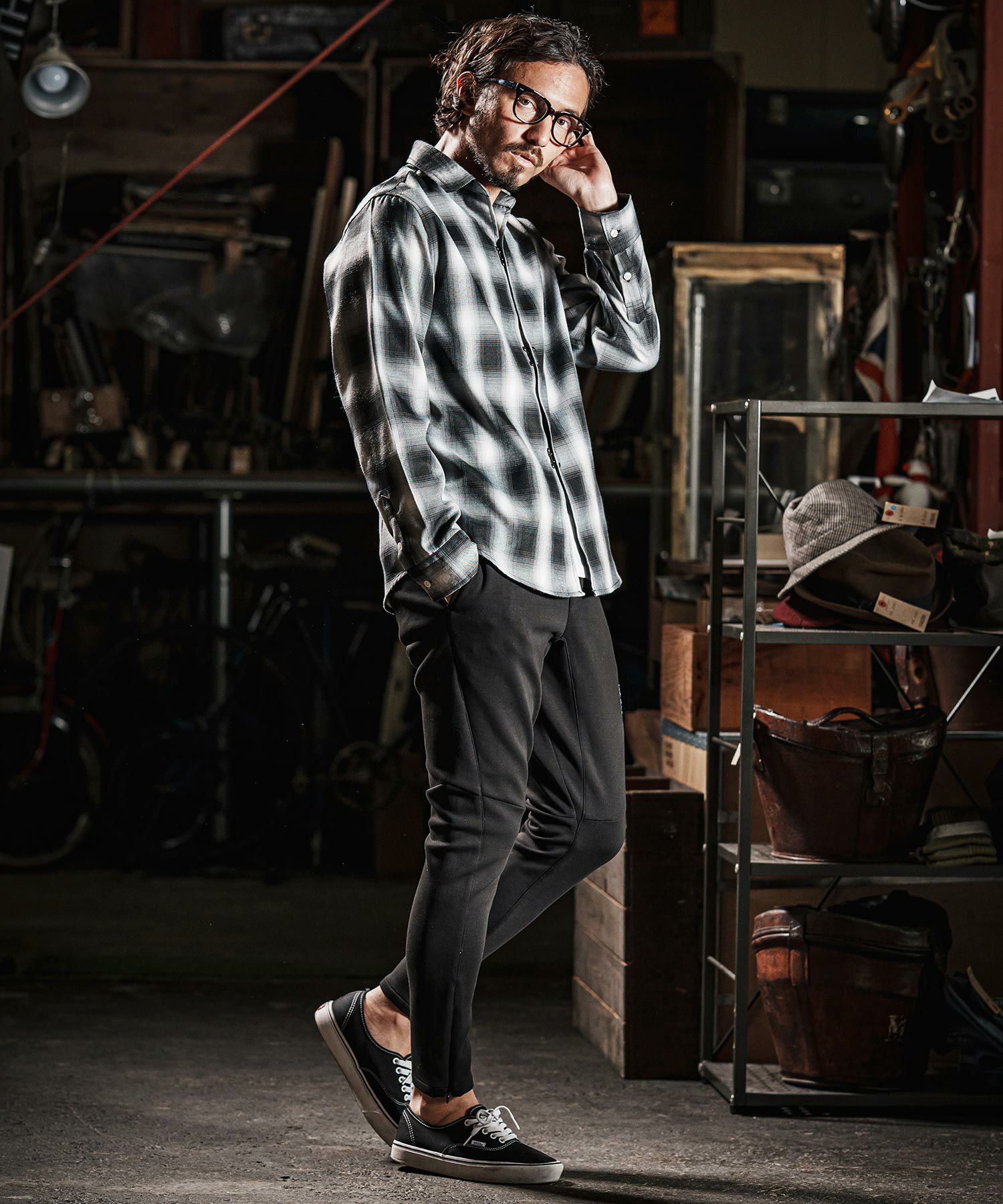 50%OFF【wjk reluxe】cardboard knit skinny pants スキニーパンツ