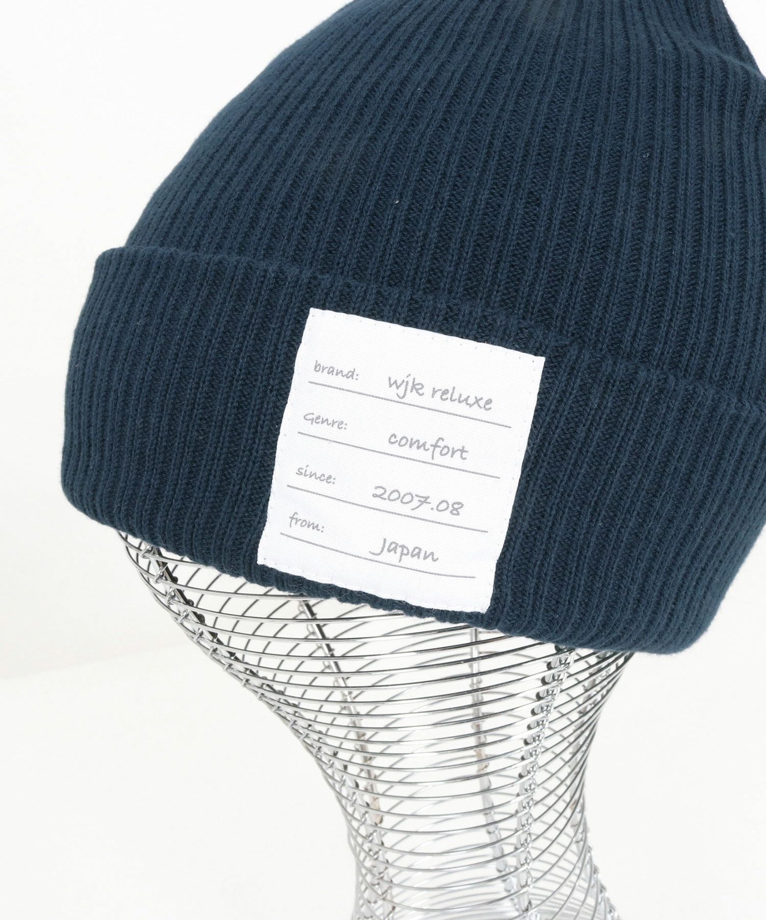 wjk reluxe】rib knit watch ニット帽(WR25S-31) | CAMBIO カンビオ