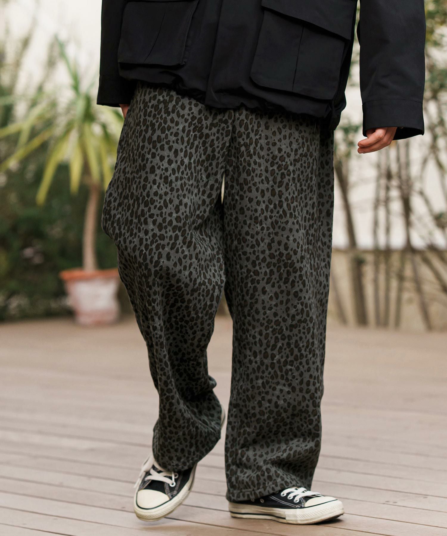 cozyworldwide レオパードスウェットパンツ 新作1000％正規品 Cozy world Wide】