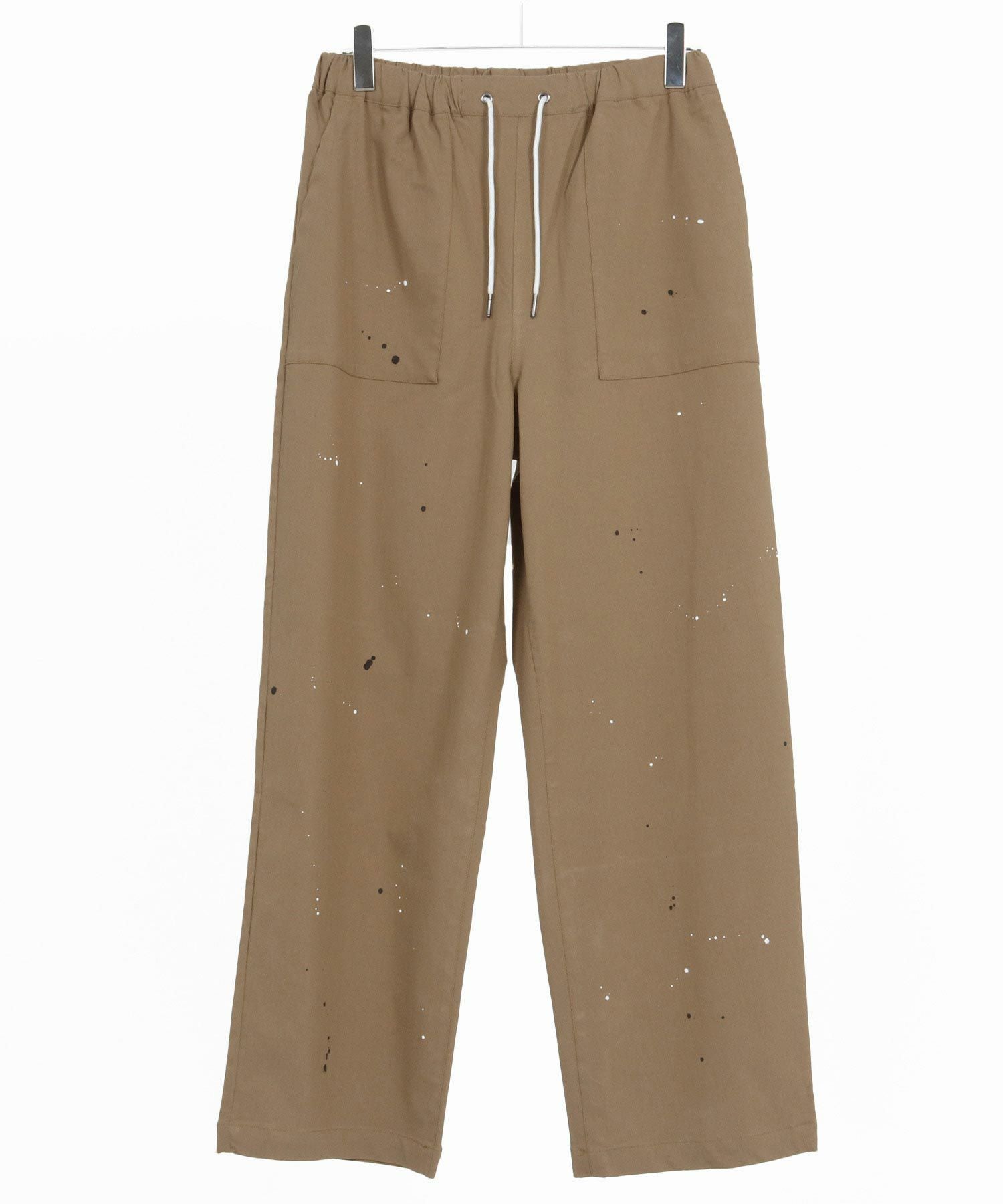 30%OFF【CAMBIO(カンビオ)】Stretch Back Satin Wide Baker Pants
