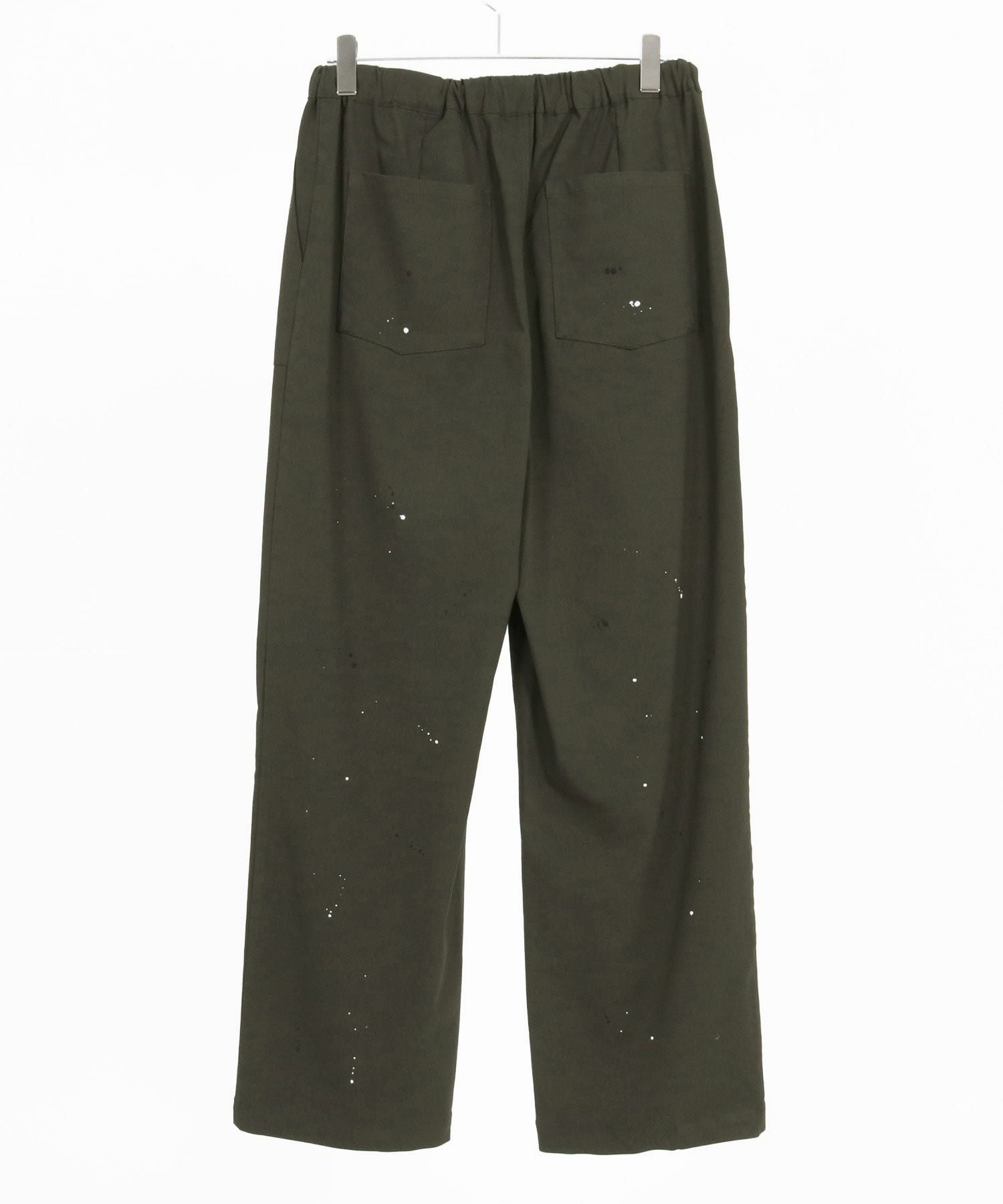 30%OFF【CAMBIO(カンビオ)】Stretch Back Satin Wide Baker Pants