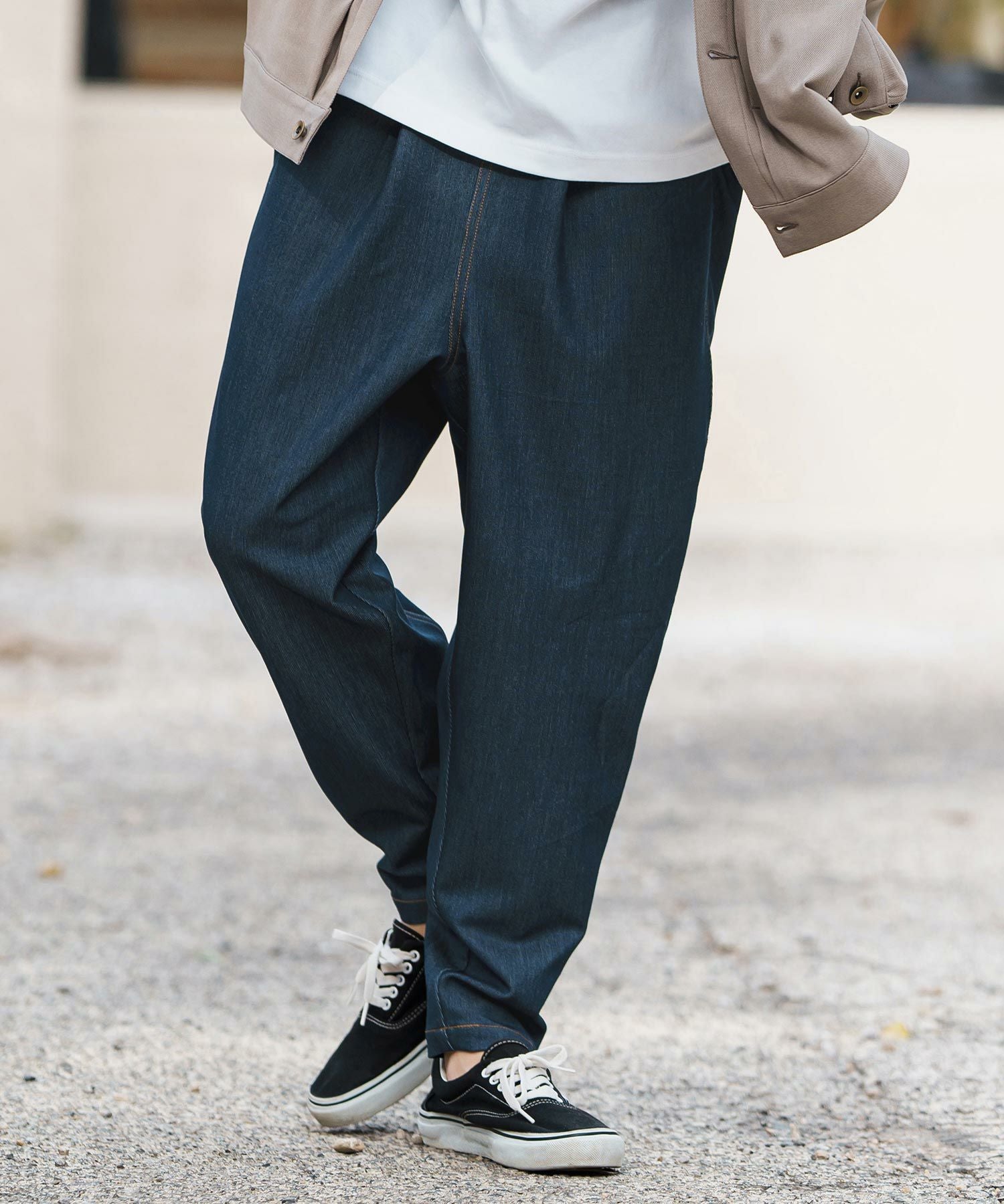 50%OFF【CAMBIO(カンビオ)】Vintage Like Stretch Corduroy Pants