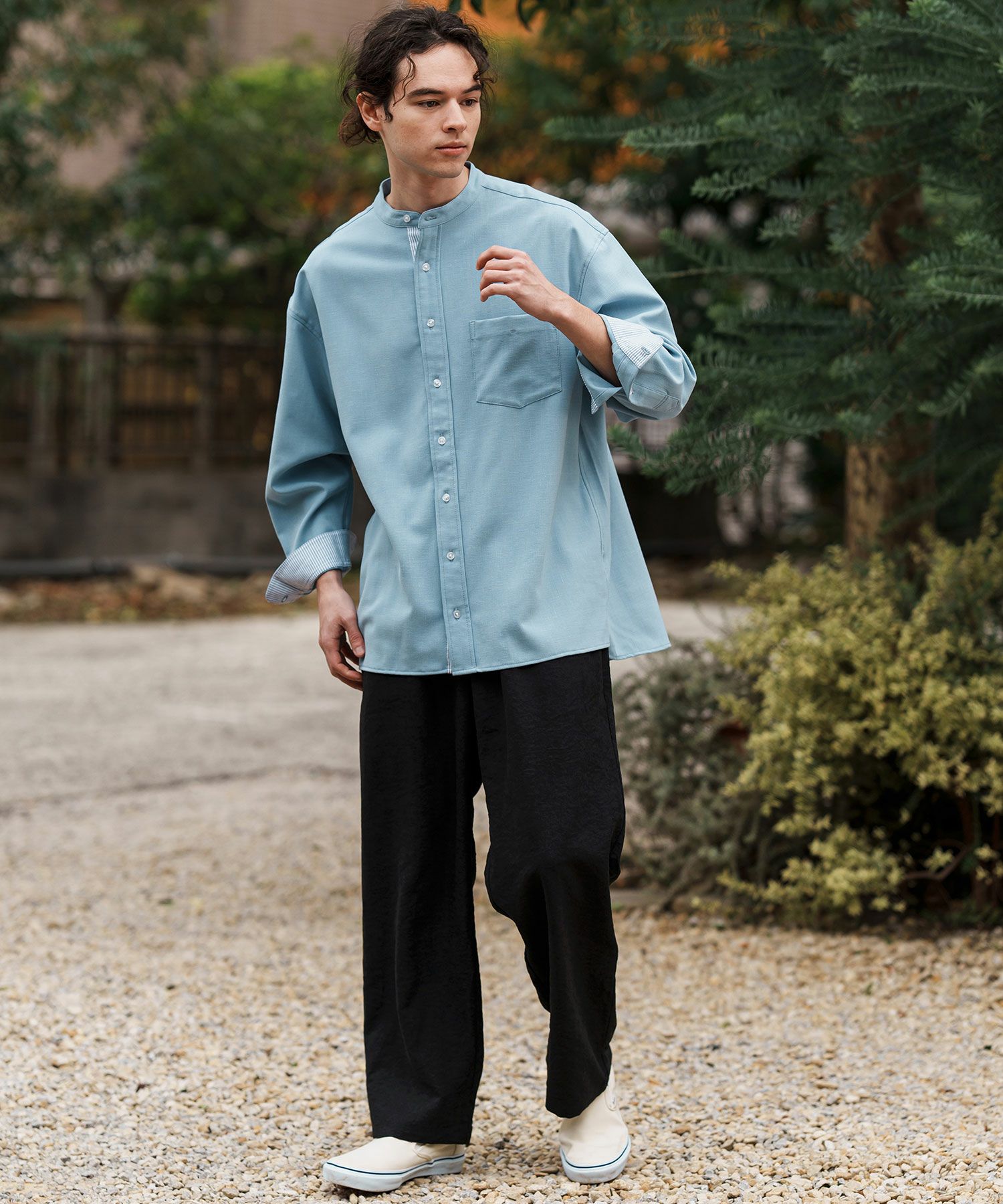 【最終値下げ】Cambio ワイドストレートパンツ CAMBIO(カンビオ)】Peach Skin Wide Straight Pants ワイドストレート