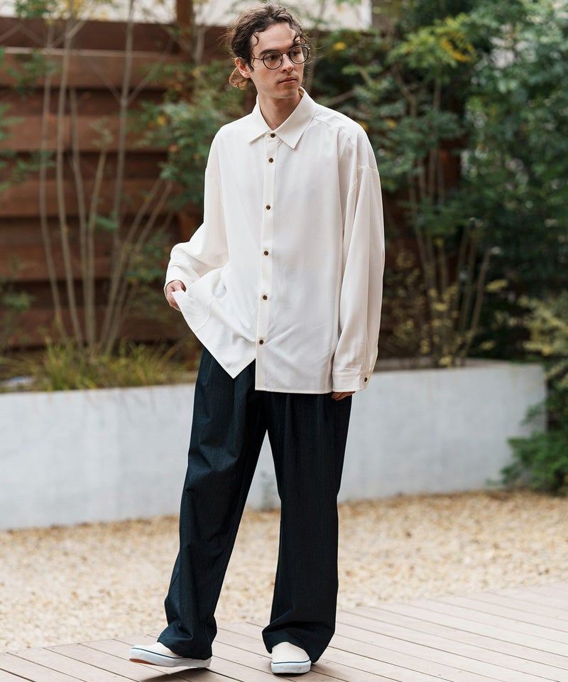 30%OFF【CAMBIO(カンビオ)】ビッグシルエットシャツ | CAMBIO カンビオ