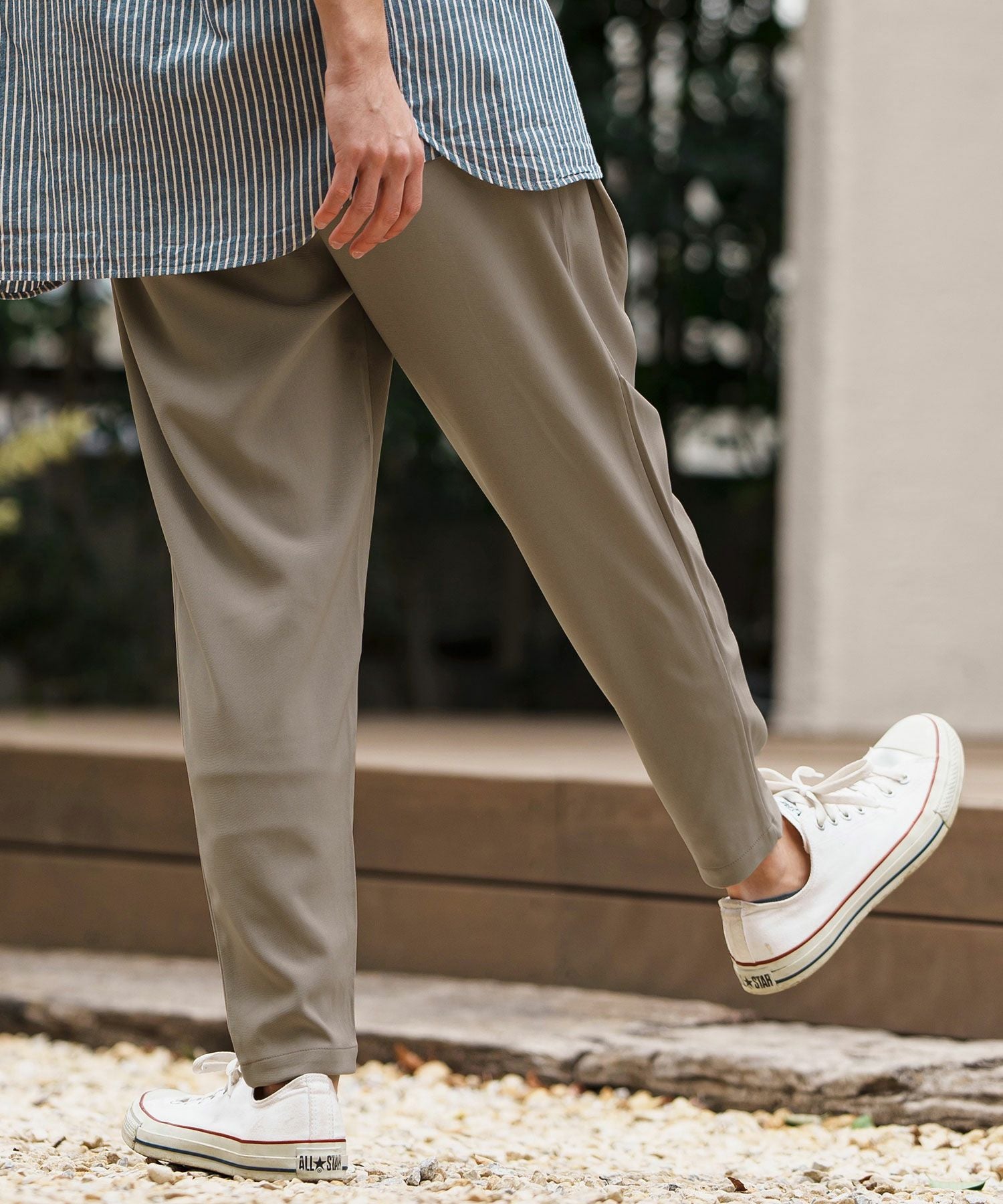 CAMBIO(カンビオ)】ストレッチサルエルテーパードパンツ | CAMBIO カンビオ