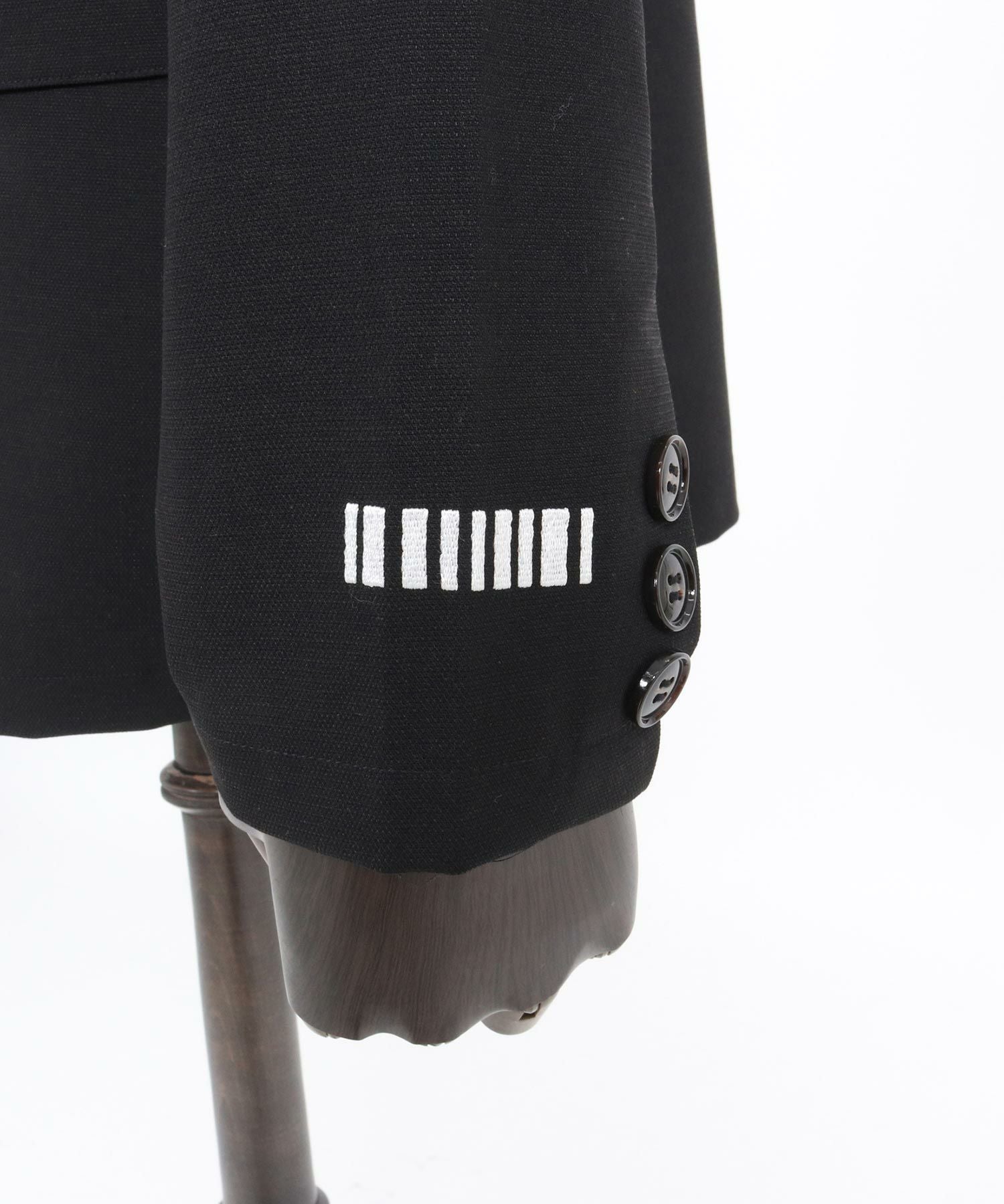 30%OFF【felkod(フィルコッド)】 Light Oxford Collarless Jacket ノー