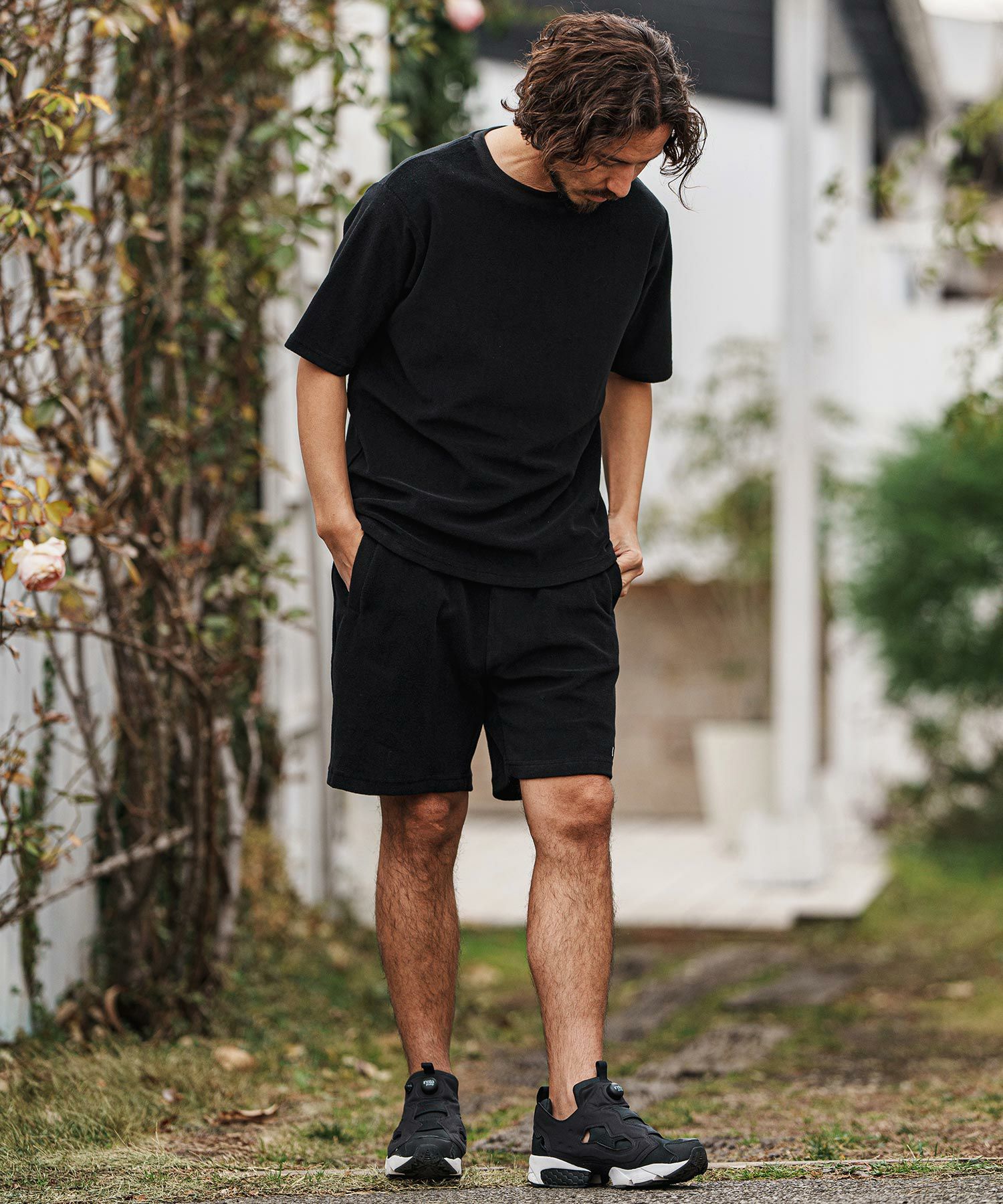 50%OFF【felkod(フィルコッド)】Cotton Pile Cut sew Tシャツ(F25S160