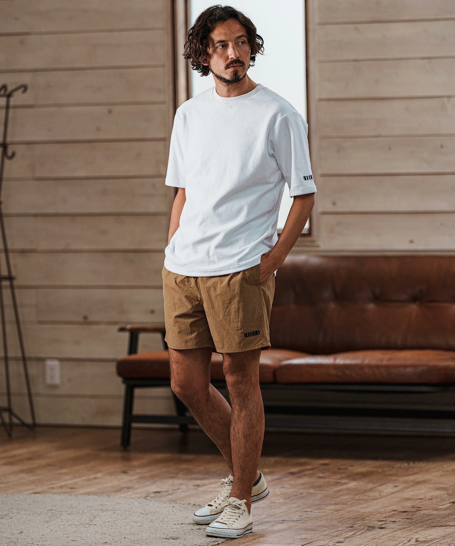 50%OFF【felkod(フィルコッド)】Cotton Pile Cut sew Tシャツ(F25S160