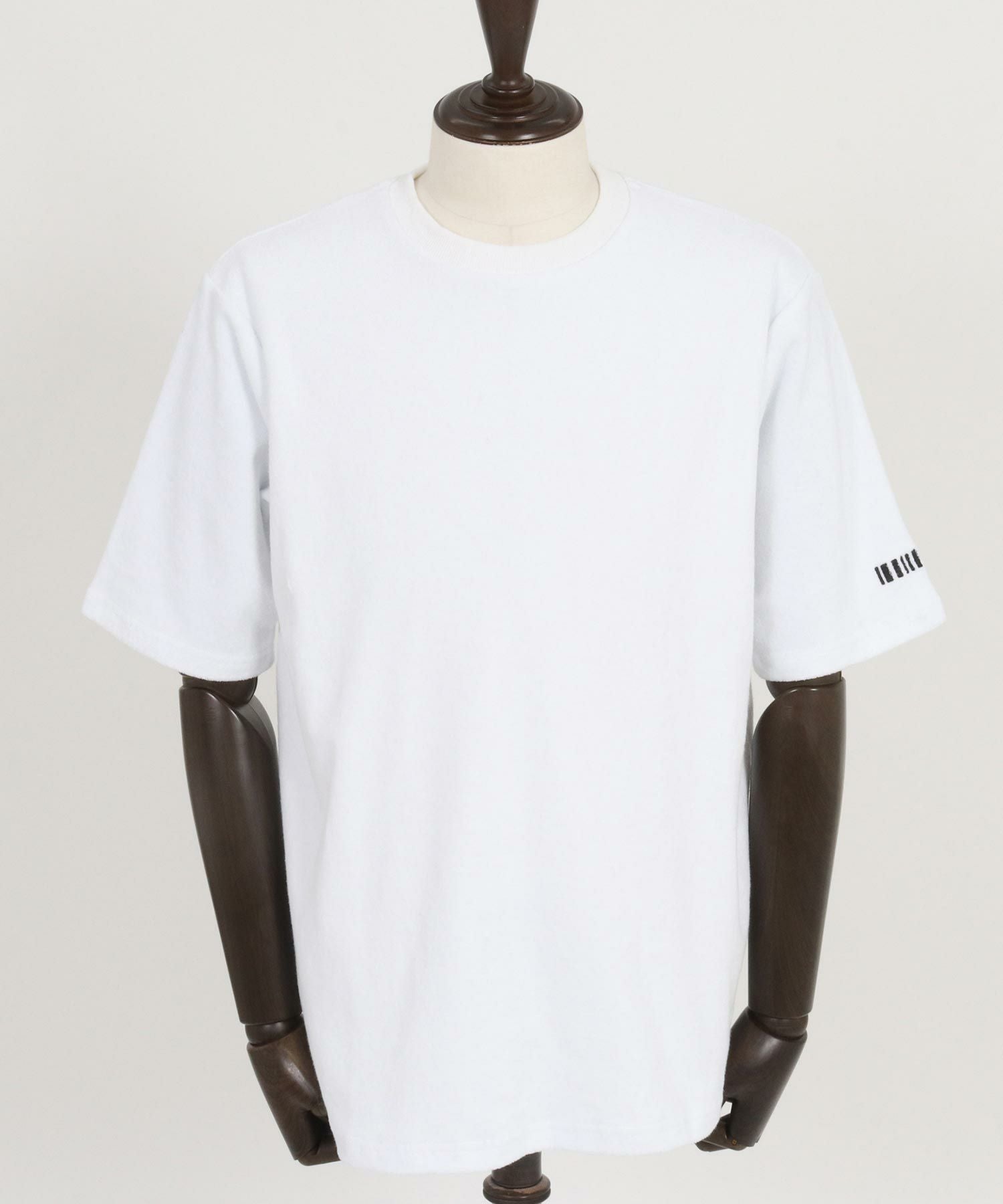 50%OFF【felkod(フィルコッド)】Cotton Pile Cut sew Tシャツ(F25S160