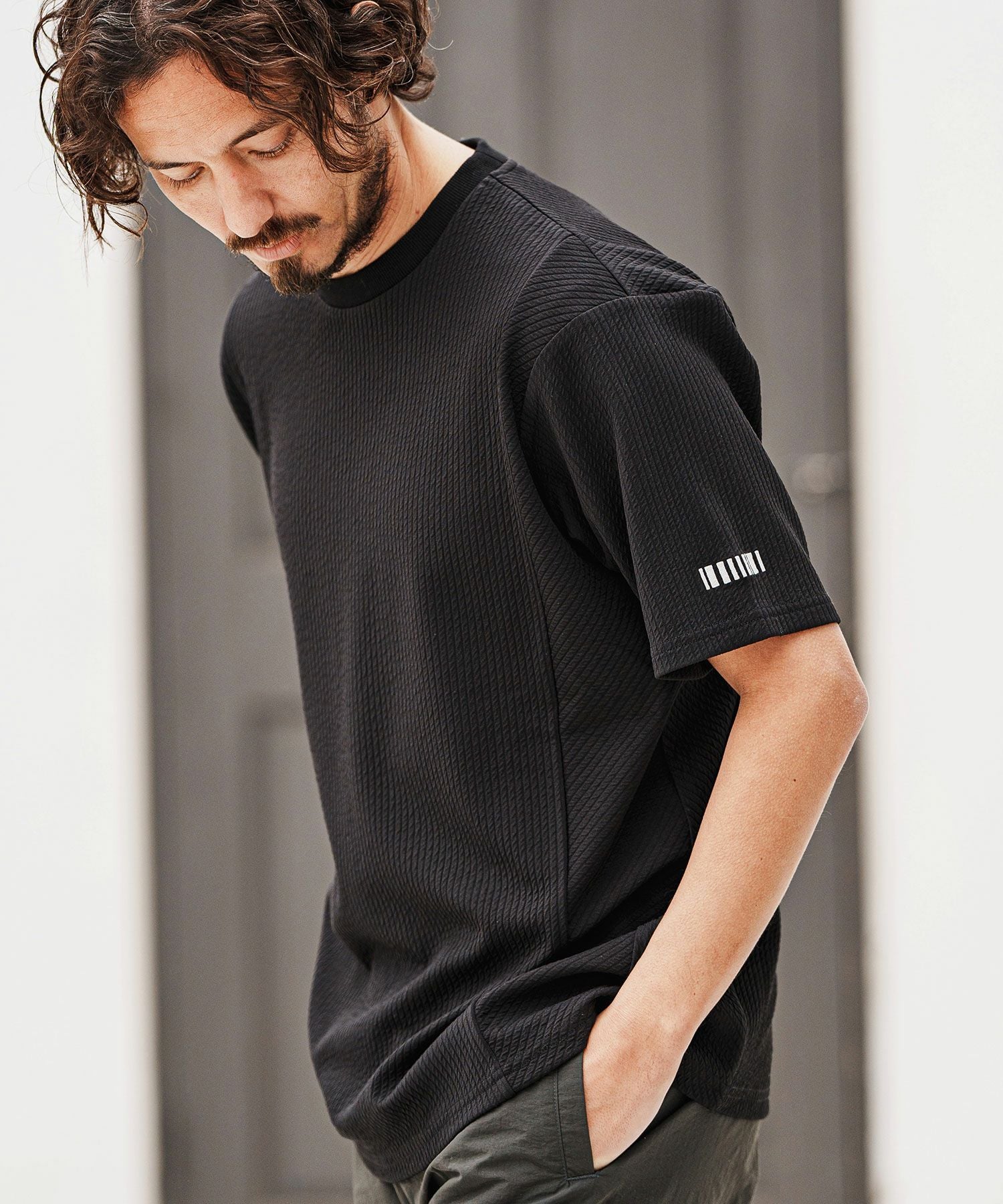 30%OFF【felkod(フィルコッド)】Cord Jersey Cut sew Tシャツ(F25S190