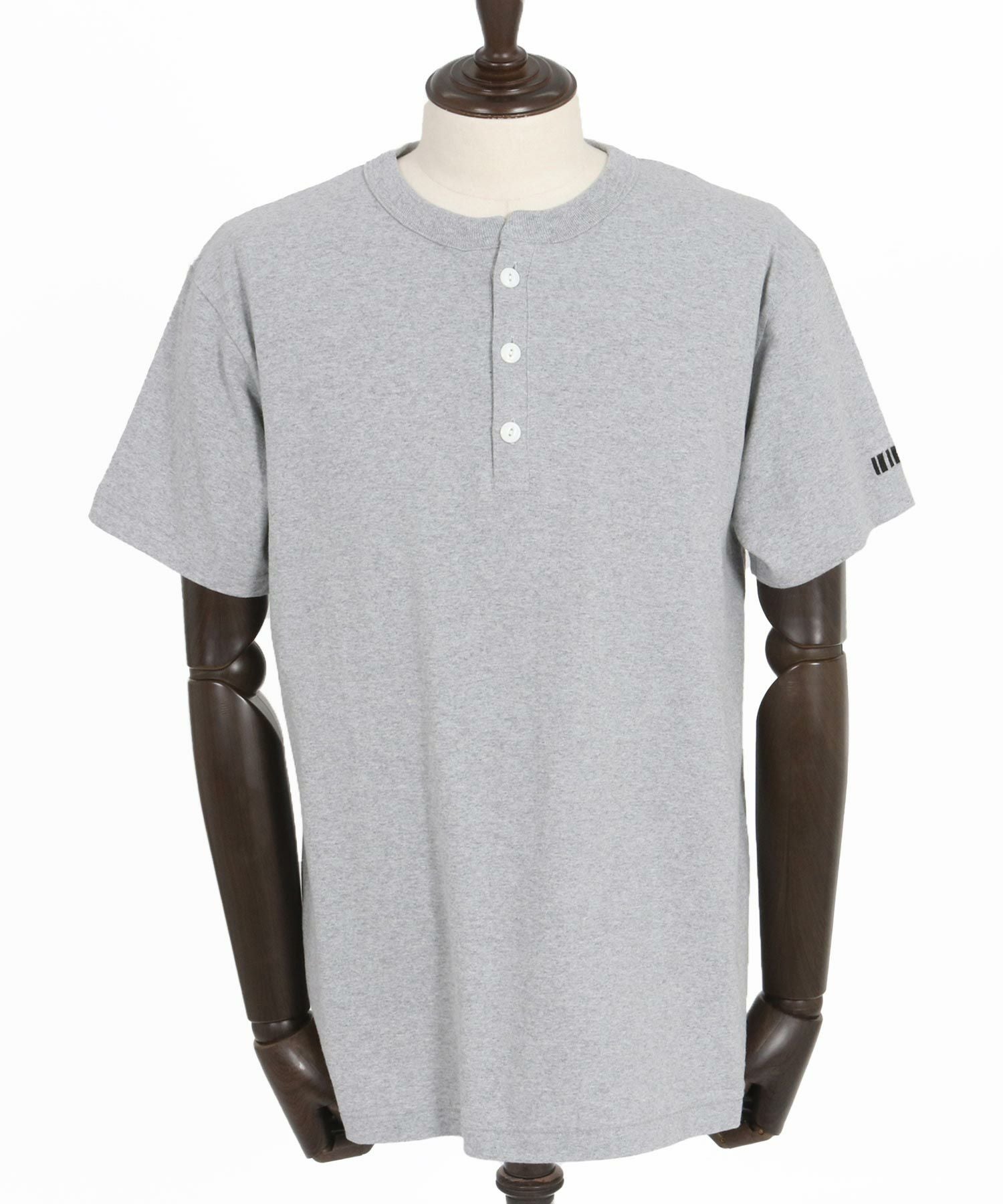 30%OFF【felkod(フィルコッド)】Dry touch Henley Neck Cut sew