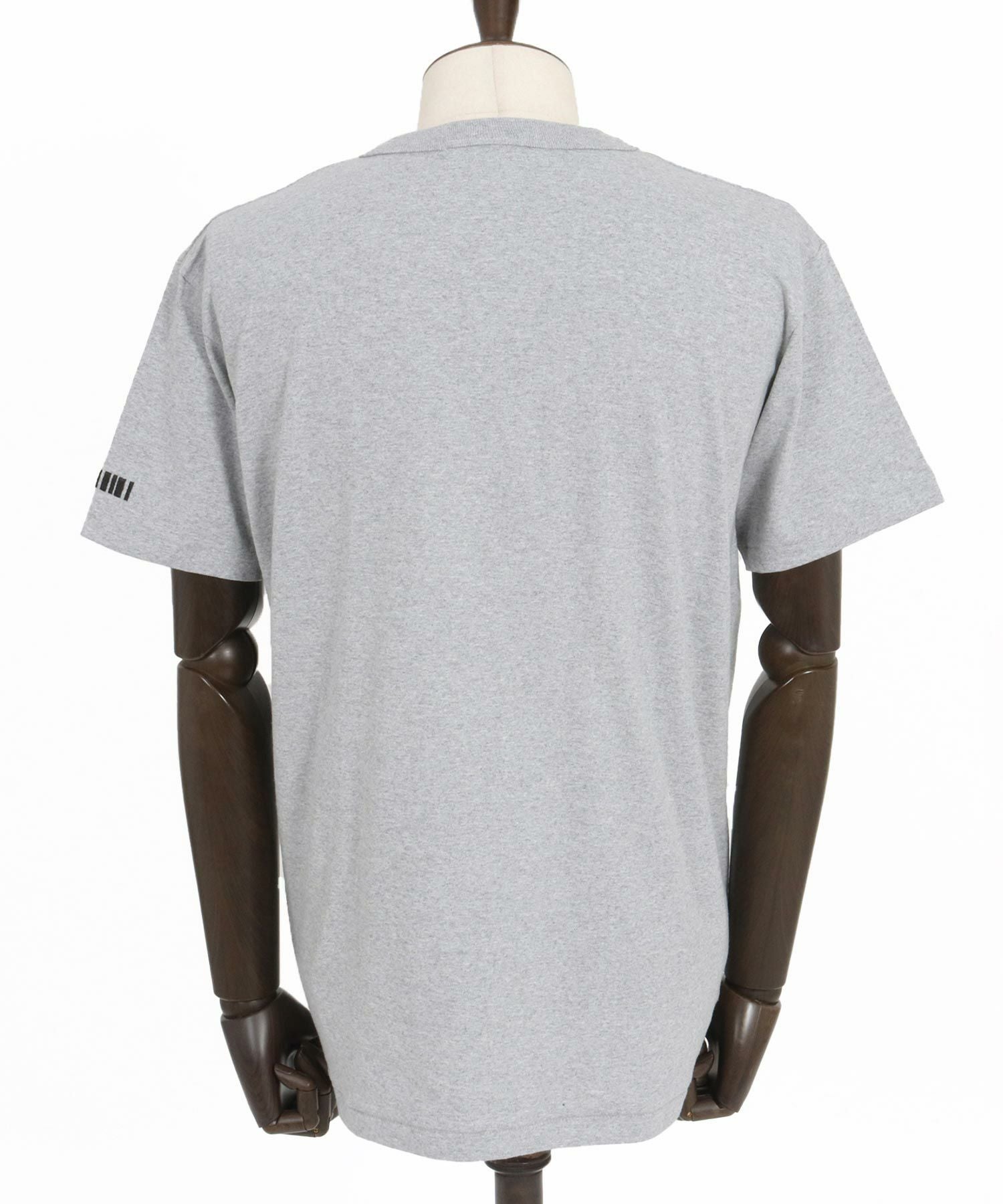 felkod cut sew Tシャツ(F25S160) top gray 30%OFF【felkod(フィルコッド)】Dry touch Henley Neck Cut sew