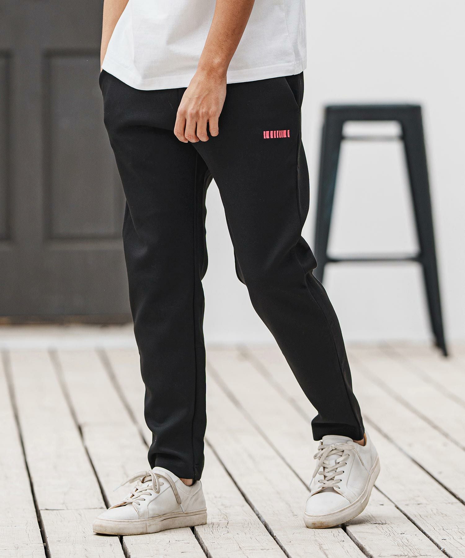 felkod(フィルコッド)】Embroidery Cardboard Knit Pants ダンボール