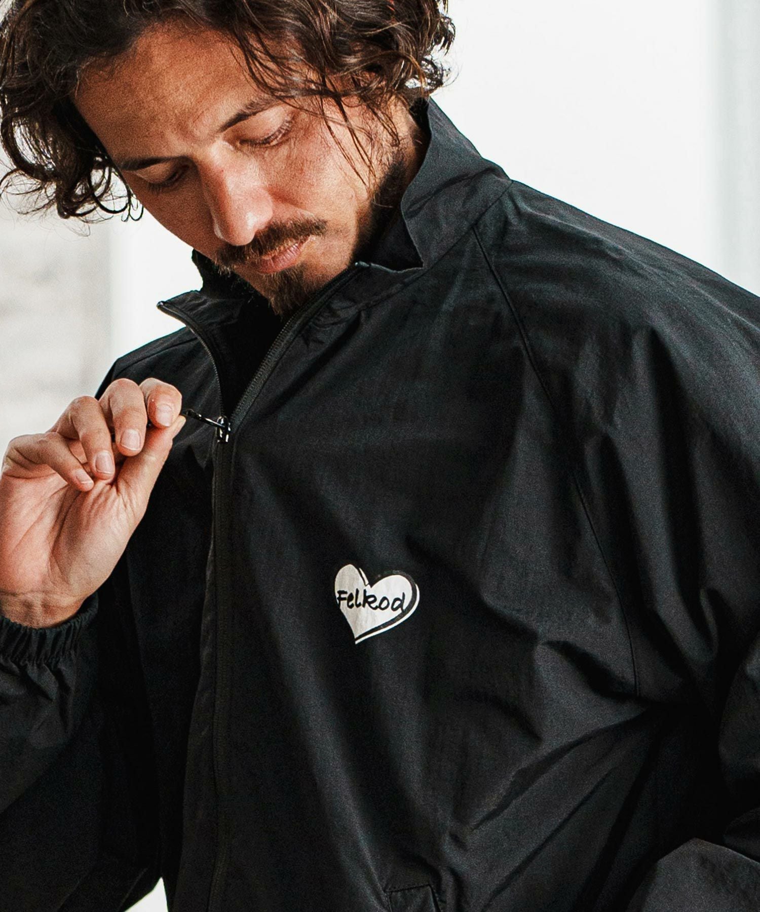 50%OFF【felkod(フィルコッド)】Cotton Nylon Track Jacket トラック