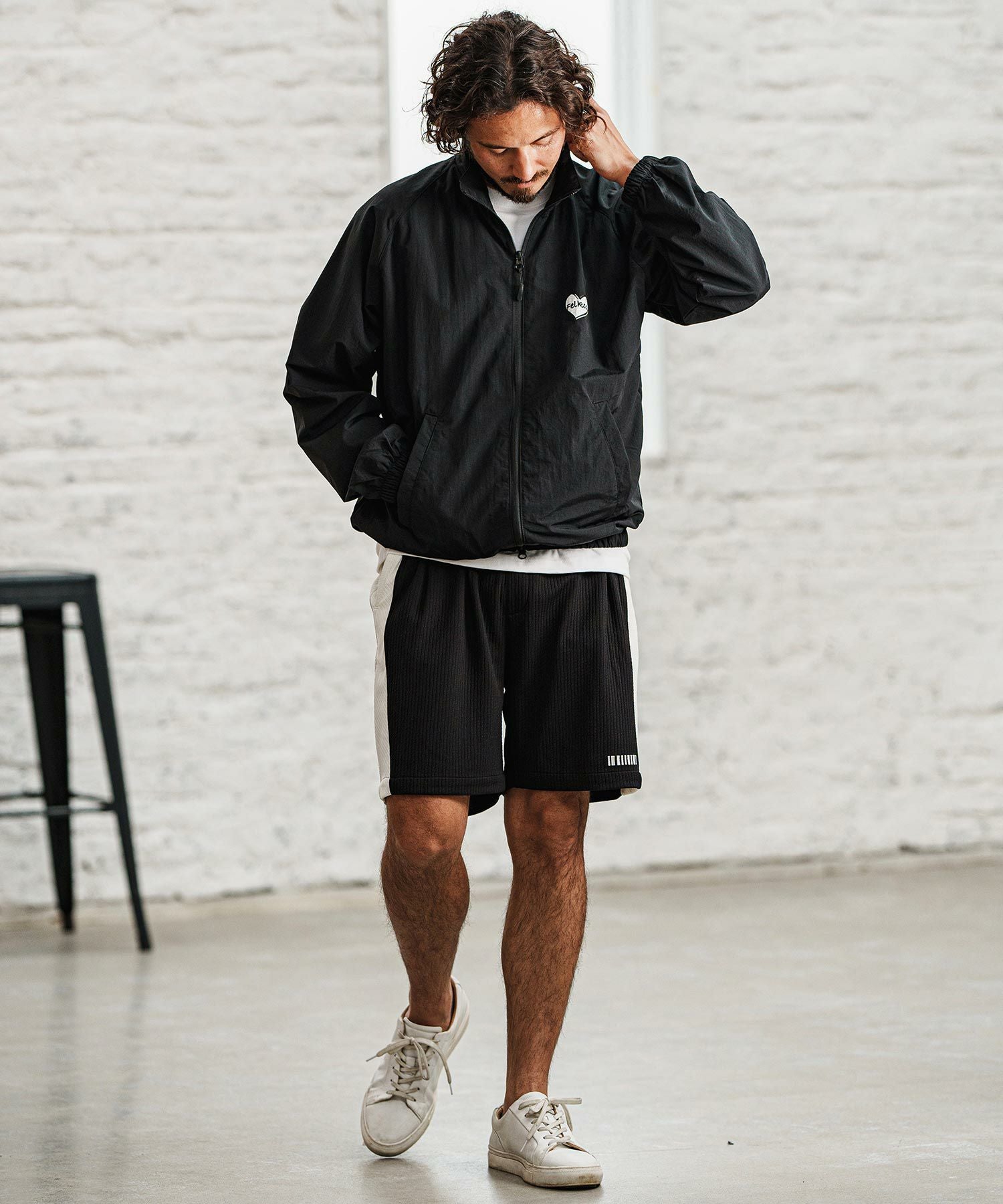 felkod(フィルコッド)】Cotton Nylon Track Jacket トラックジャケット