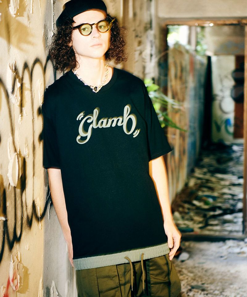 30%OFF【glamb(グラム)】Nixon Spin Logo T-Shirt ニクソンスピンロゴ
