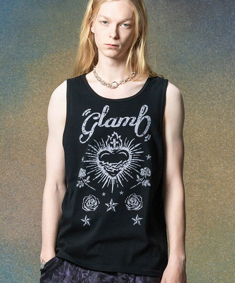 glamb(グラム)】Tattoo Tank Top タトゥータンクトップ(GB0225-CS19