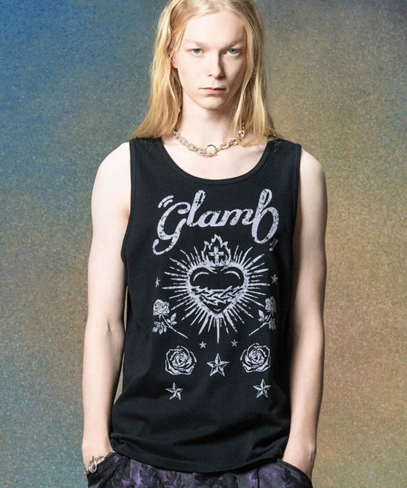 glamb(グラム)】Tattoo Tank Top タトゥータンクトップ(GB0225-CS19
