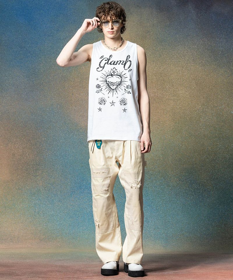 glamb(グラム)】Tattoo Tank Top タトゥータンクトップ(GB0225-CS19