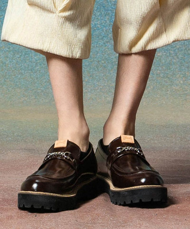 glamb(グラム)】Tank Sole Bit Loafer タンクソールビットローファー