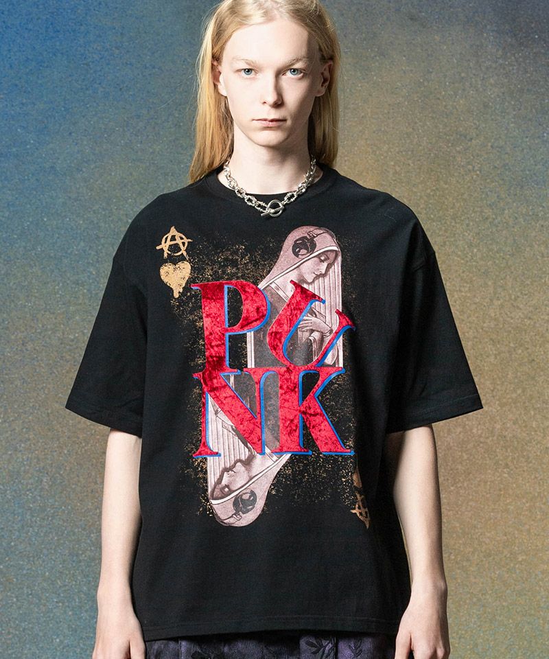 新品未使用 2025SS グラム Tシャツ パンクプレイヤーTシャツ L 【公式 
