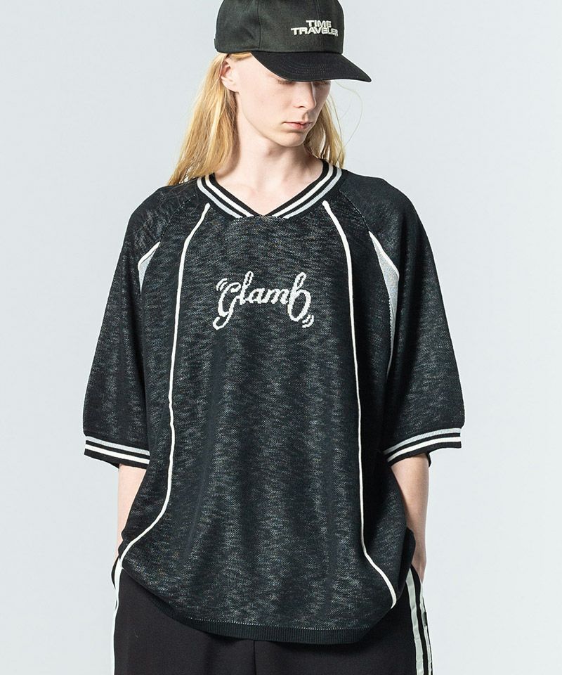 glamb(グラム)】Football Uniform Knit フットボールユニフォーム