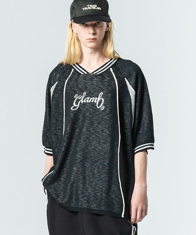 30%OFF【glamb(グラム)】Football Uniform Knit フットボール