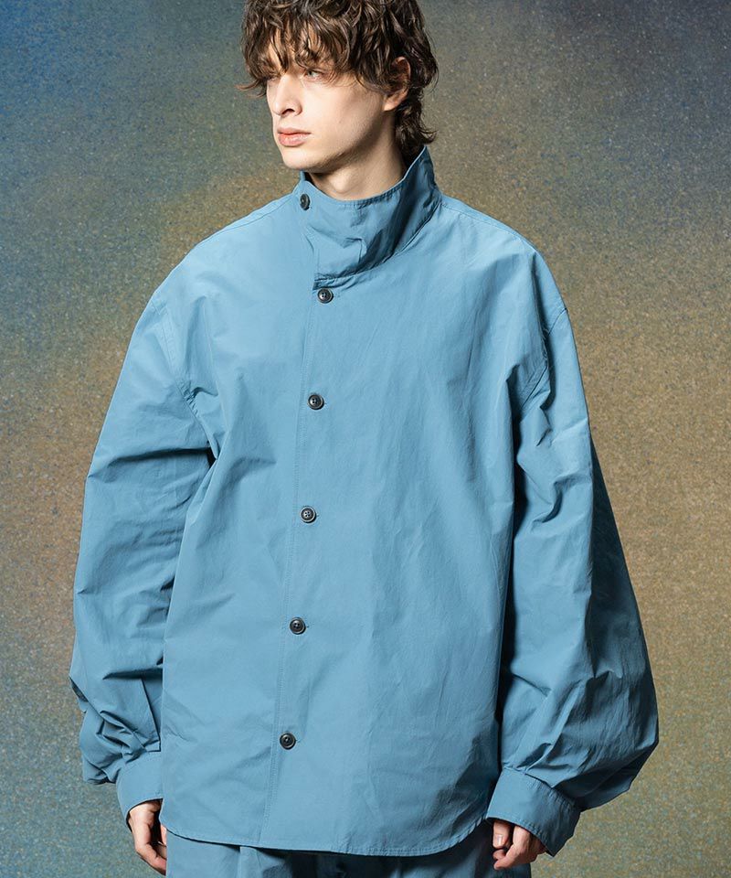 glamb(グラム)】Splash Jacquard Denim Shirt ジャガードデニムシャツ