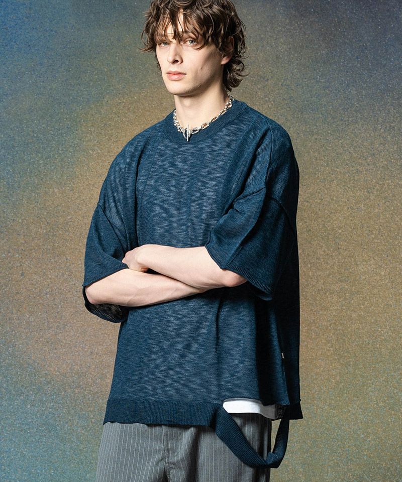 BAA COSTUME MFG. cotton summer knit ニット 30%OFF【glamb(グラム)】One Cut Summer Knit ワンカットサマーニット