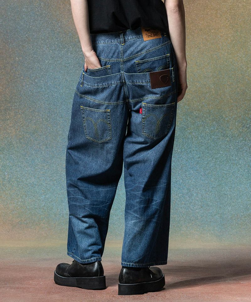 30%OFF【glamb(グラム)】Back Layered Denim バックレイヤードデニム