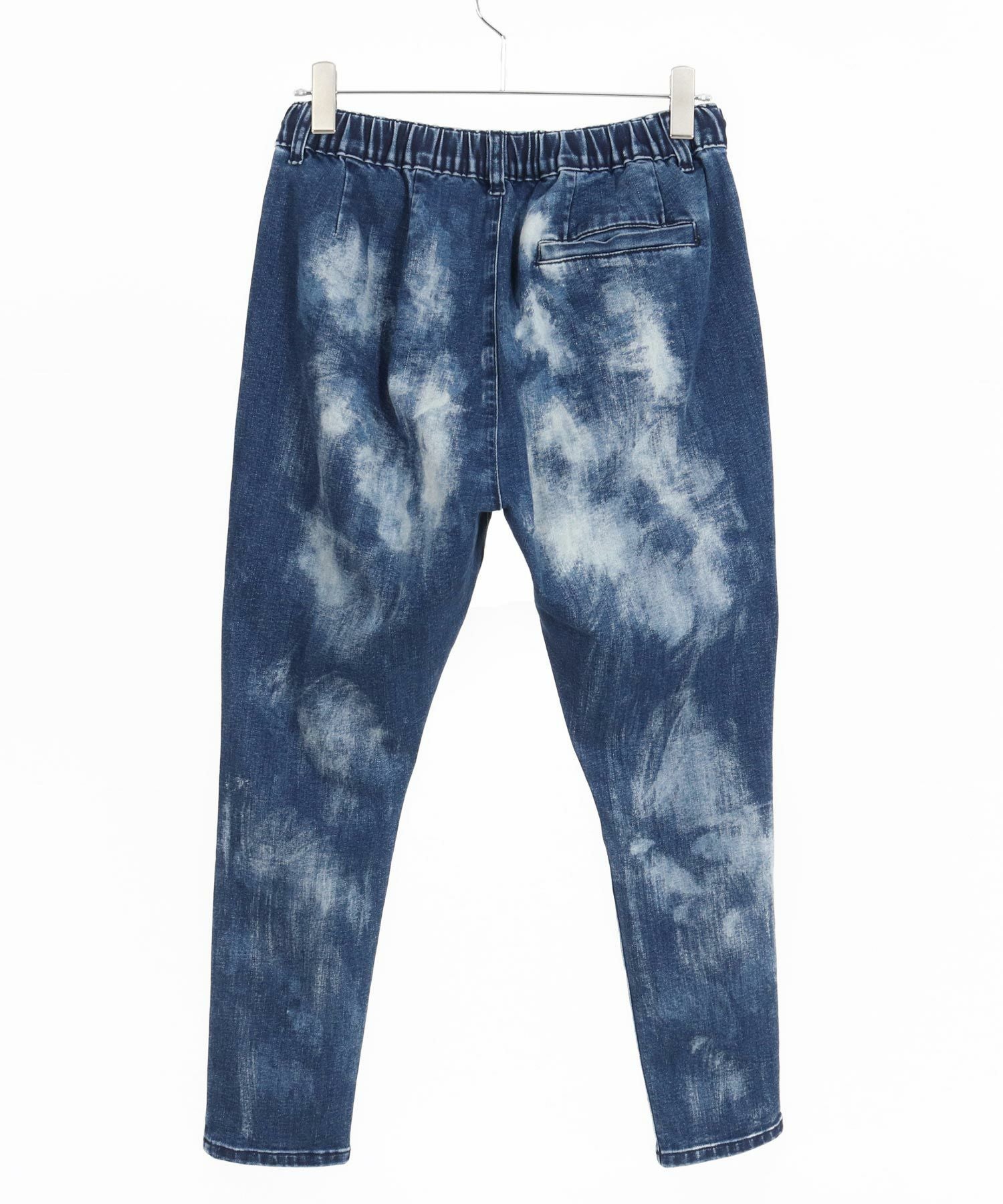 CAMBIO(カンビオ)】Random Bleach Unique Silhouette Pants デニム