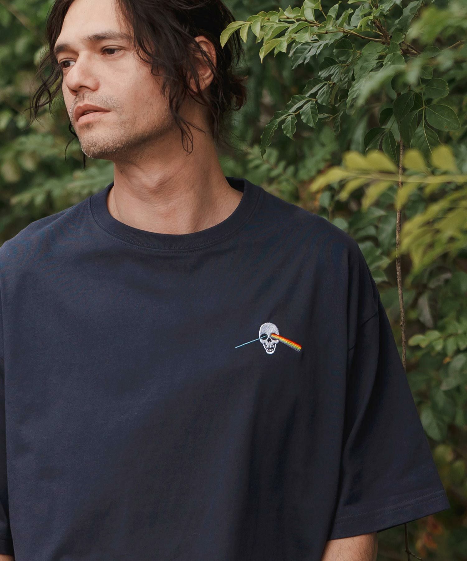 CAMBIO(カンビオ)】刺繍T_Skull rainbow Tシャツ(CASD-146) | CAMBIO