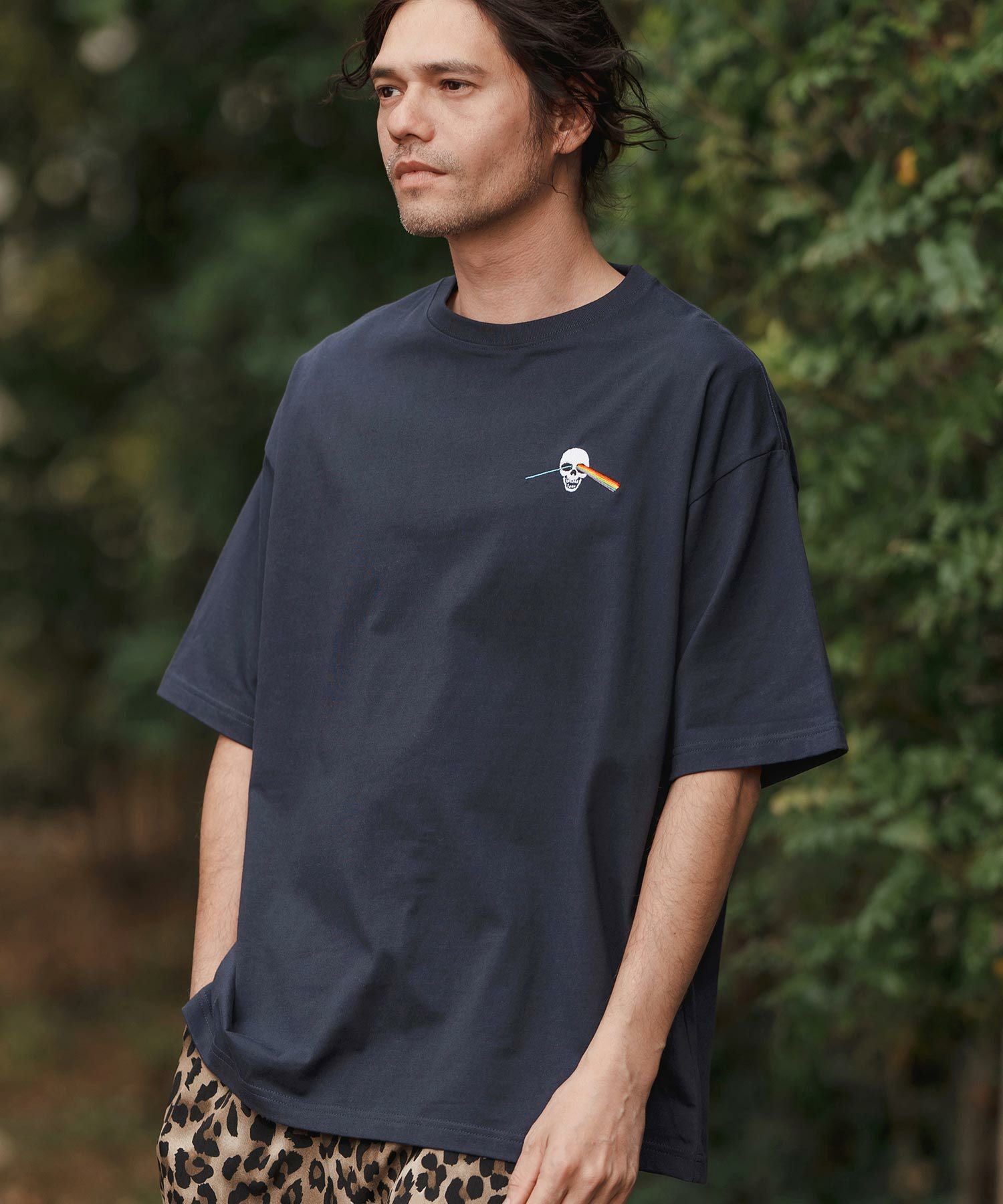 CAMBIO(カンビオ)】刺繍T_Skull rainbow Tシャツ(CASD-146) | CAMBIO CAMBIO(カンビオ)】刺繍T_Skull rainbow Tシャツ(CASD-146) | CAMBIO