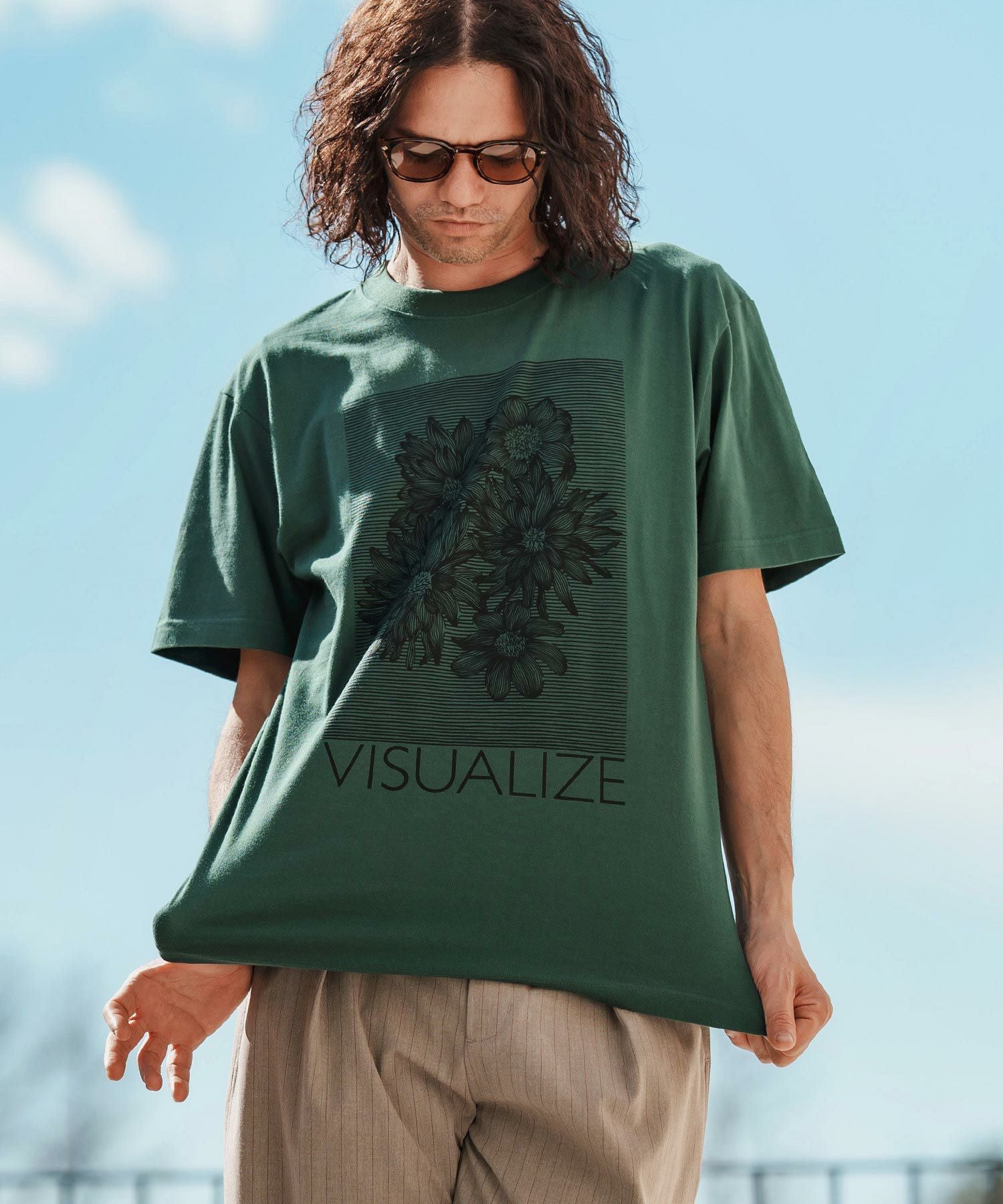CAMBIO(カンビオ)】プリントT_VISUALIZE Tシャツ(CASD-154) | CAMBIO