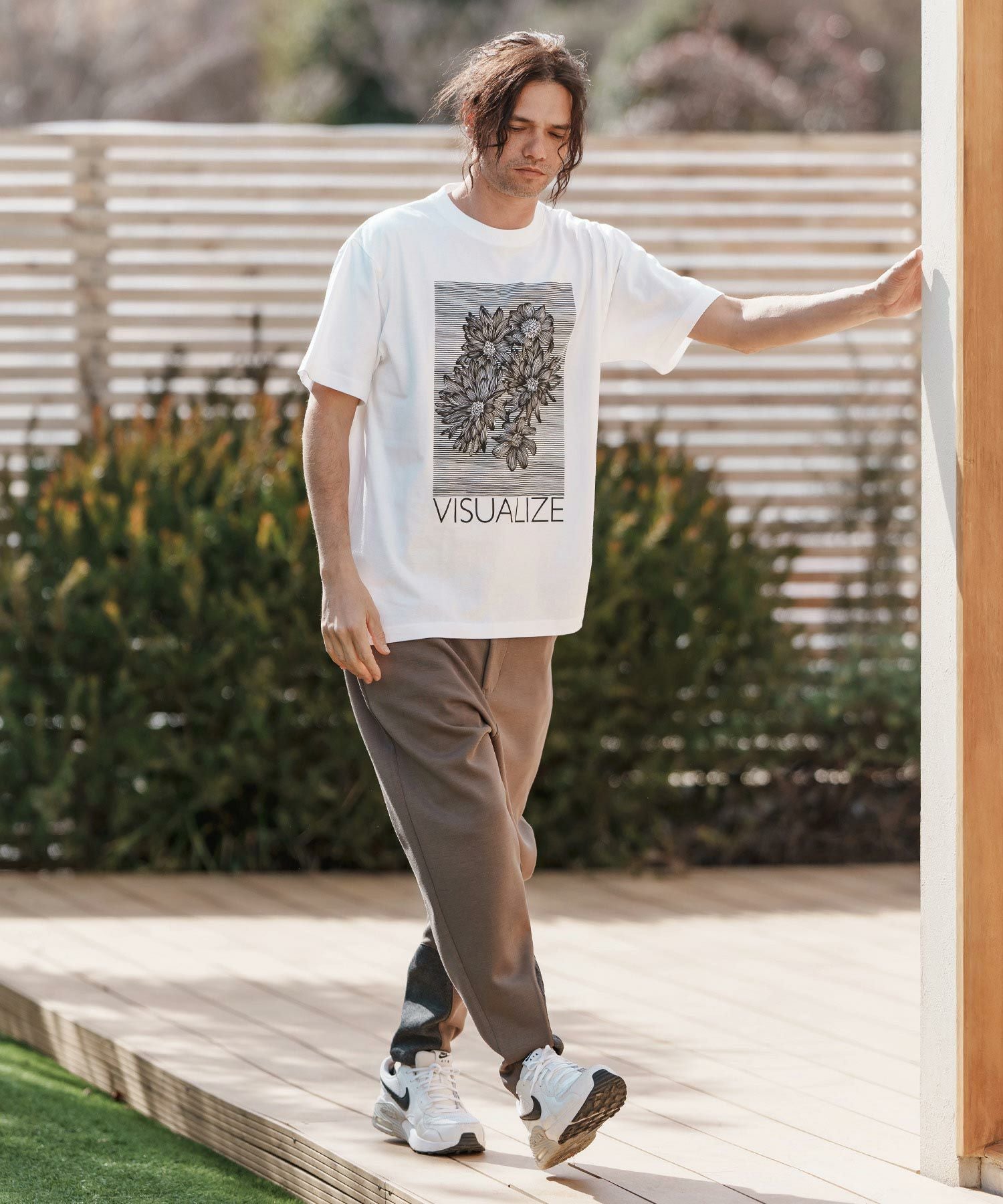 CAMBIO(カンビオ)】プリントT_VISUALIZE Tシャツ(CASD-154) | CAMBIO