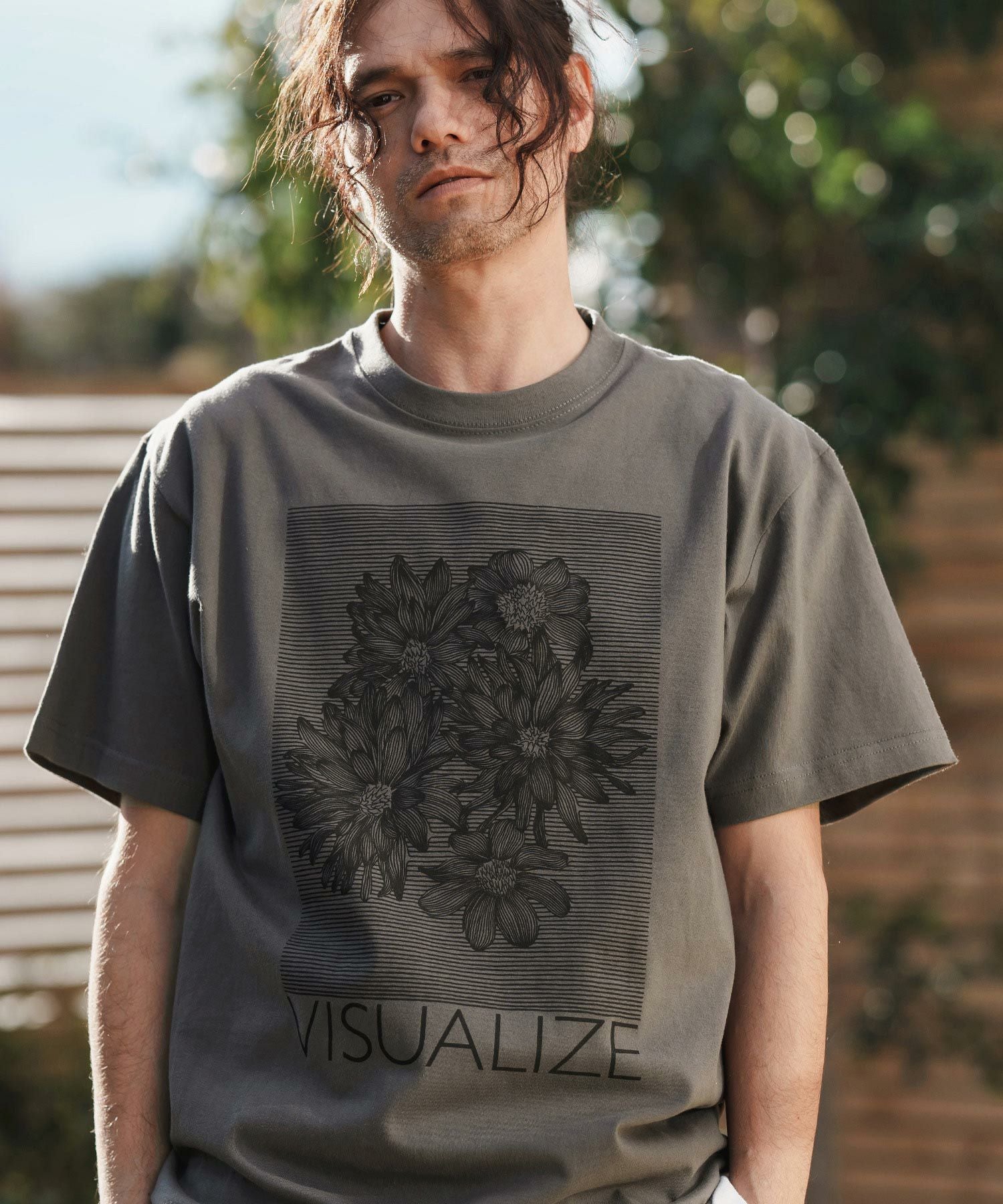 CAMBIO(カンビオ)】プリントT_VISUALIZE Tシャツ(CASD-154) | CAMBIO