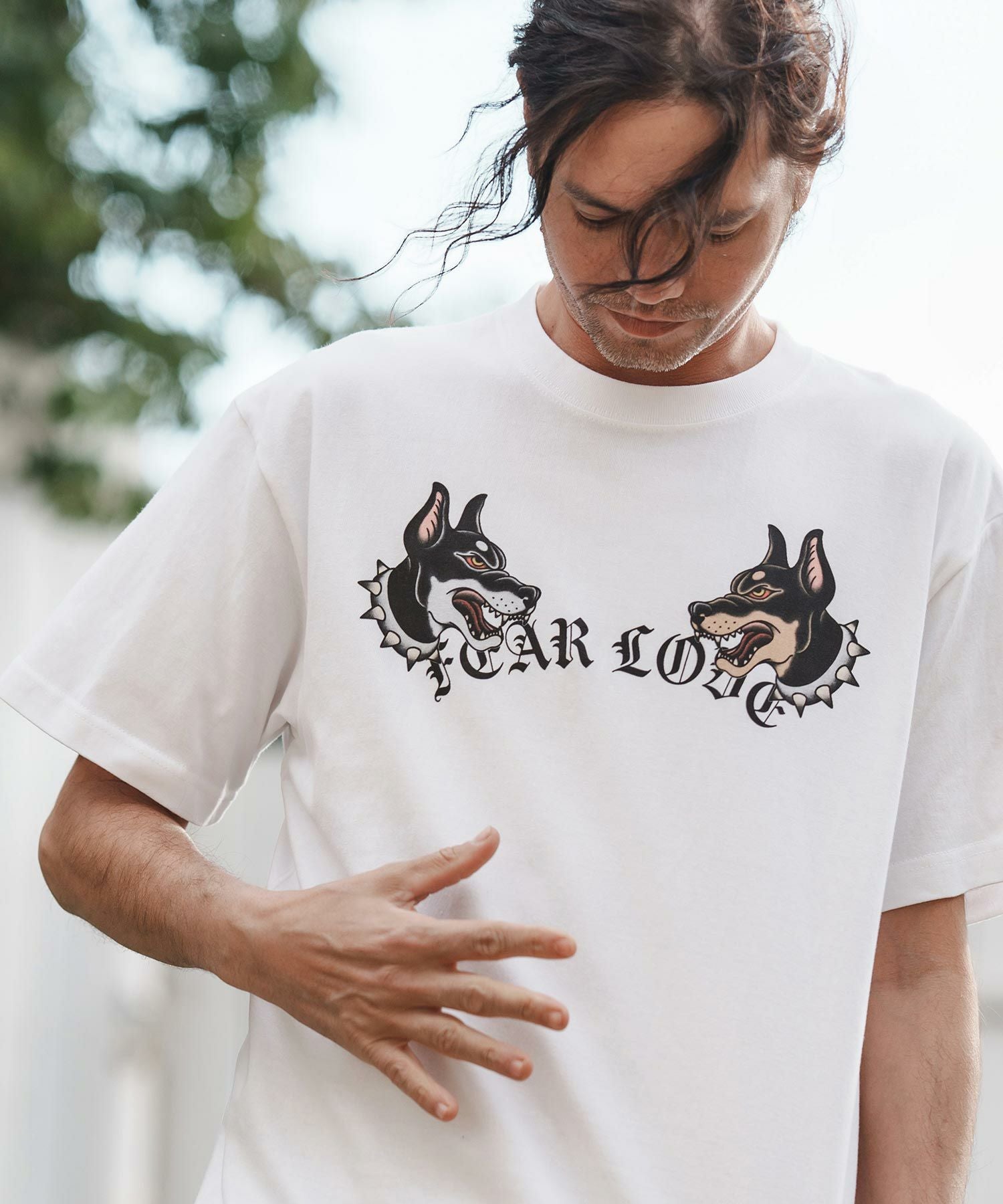 50%OFF【CAMBIO(カンビオ)】プリントT_Doberman Tシャツ(CASD-151