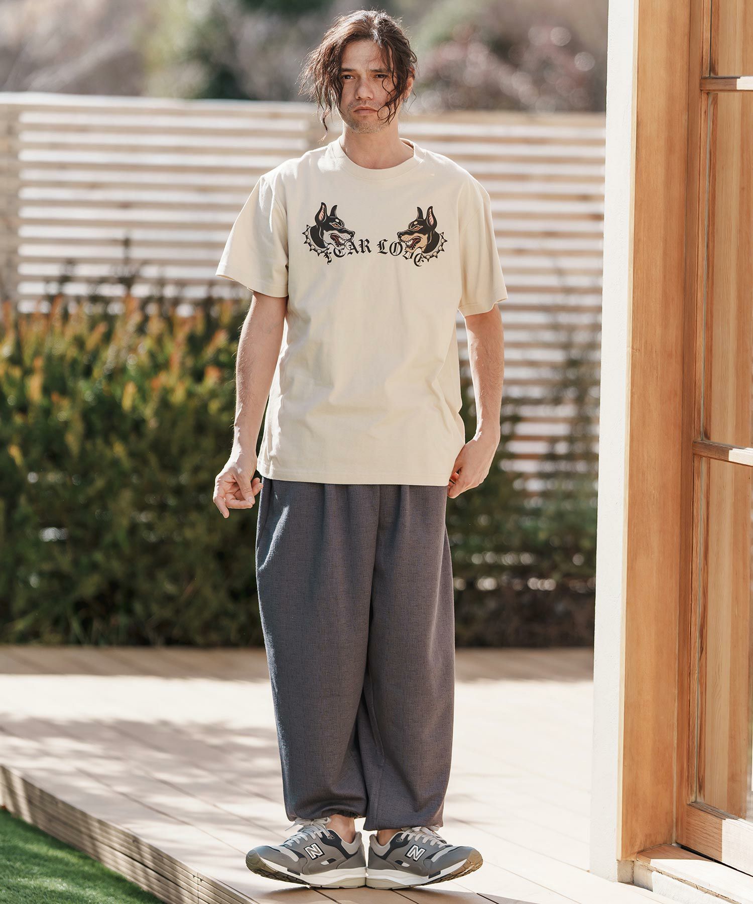 50%OFF【CAMBIO(カンビオ)】プリントT_Doberman Tシャツ(CASD-151