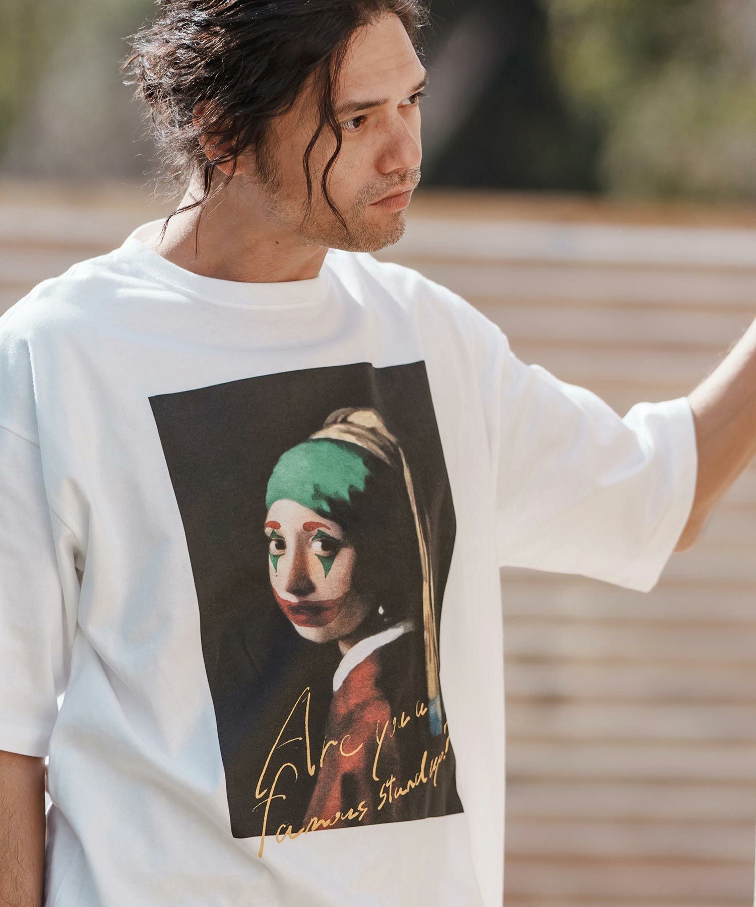 CAMBIO(カンビオ)】プリントT_Are you famous Tシャツ(CASD-157