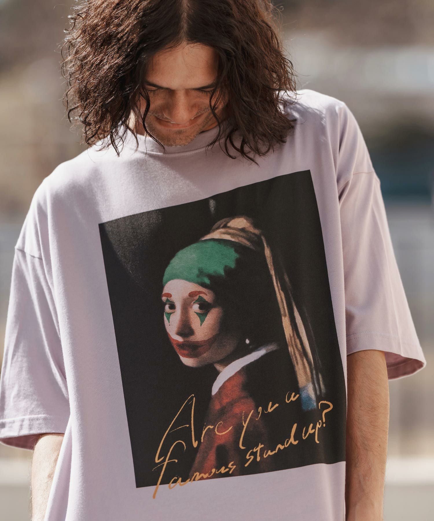 CAMBIO(カンビオ)】プリントT_Are you famous Tシャツ(CASD-157