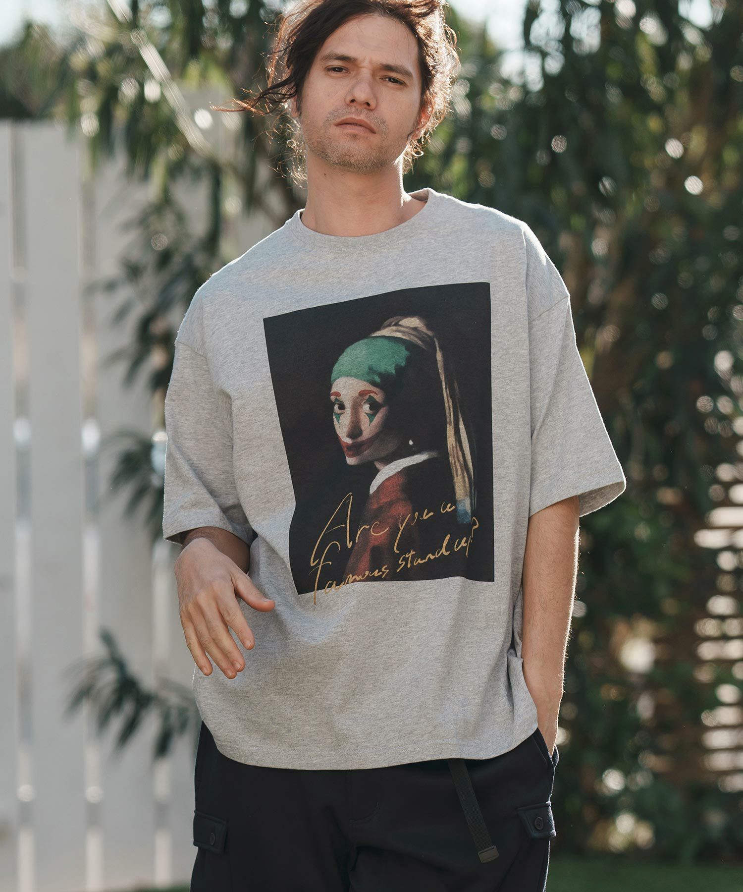 CAMBIO(カンビオ)】プリントT_Are you famous Tシャツ(CASD-157