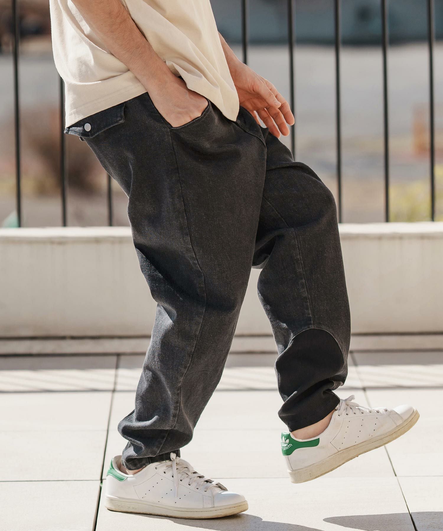 CAMBIO(カンビオ)】裾リブデニムパンツ(BP-BES0034) | CAMBIO カンビオ